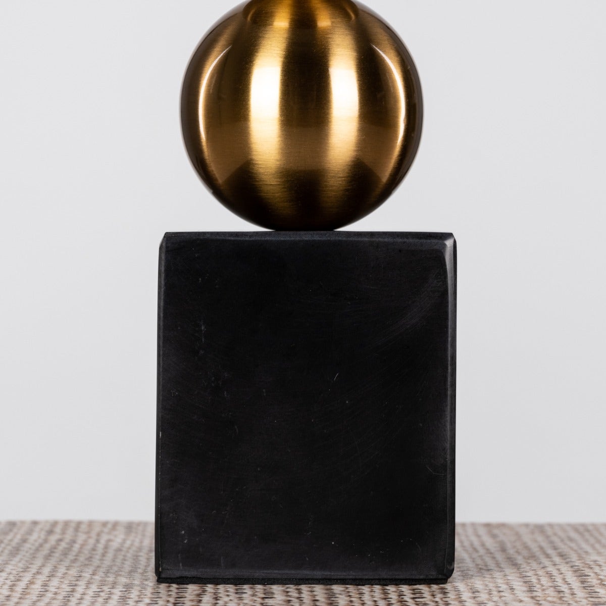 Glow Getter Double (Black) Marble Candle Holder