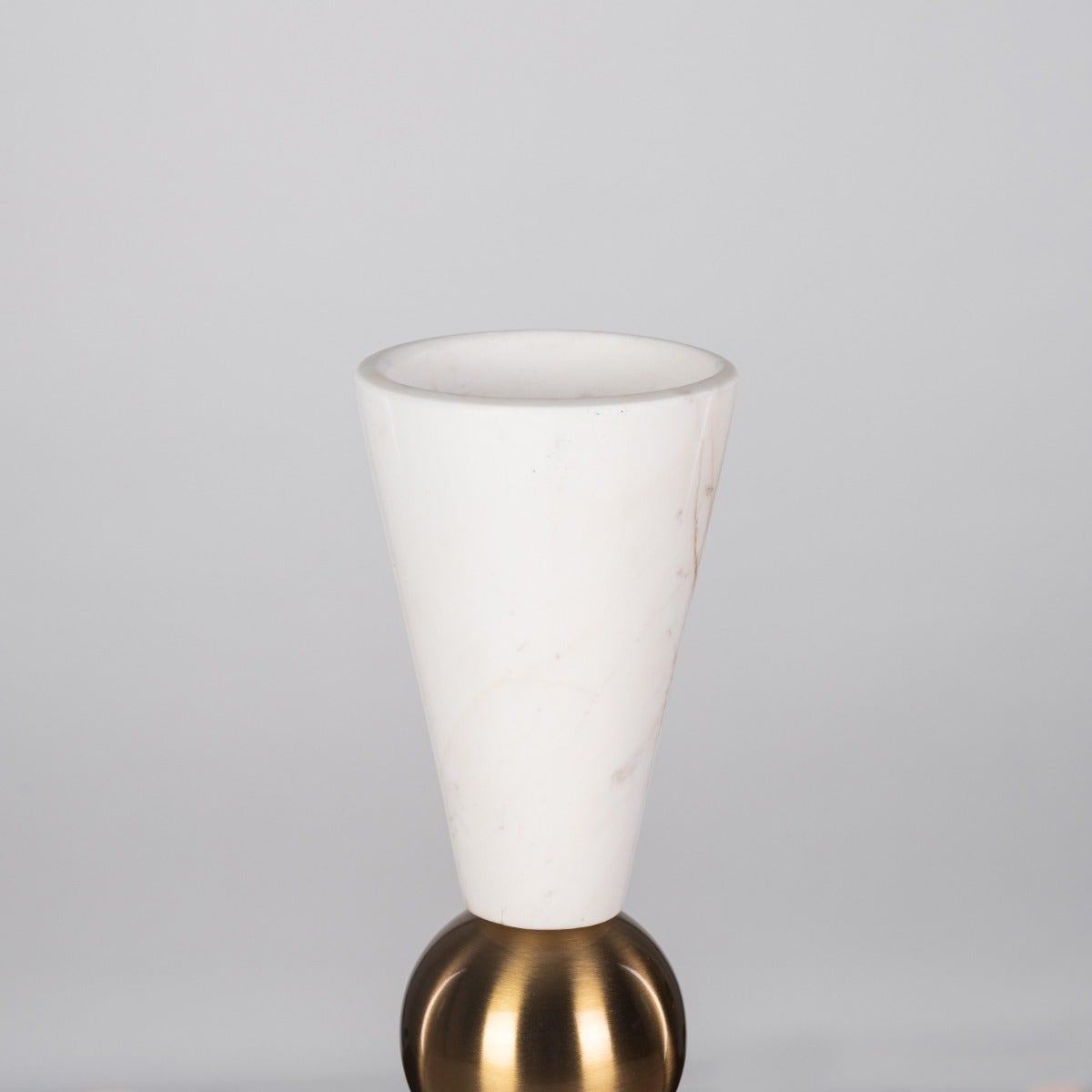 Glow Getter Double (White) Marble Candle Holder