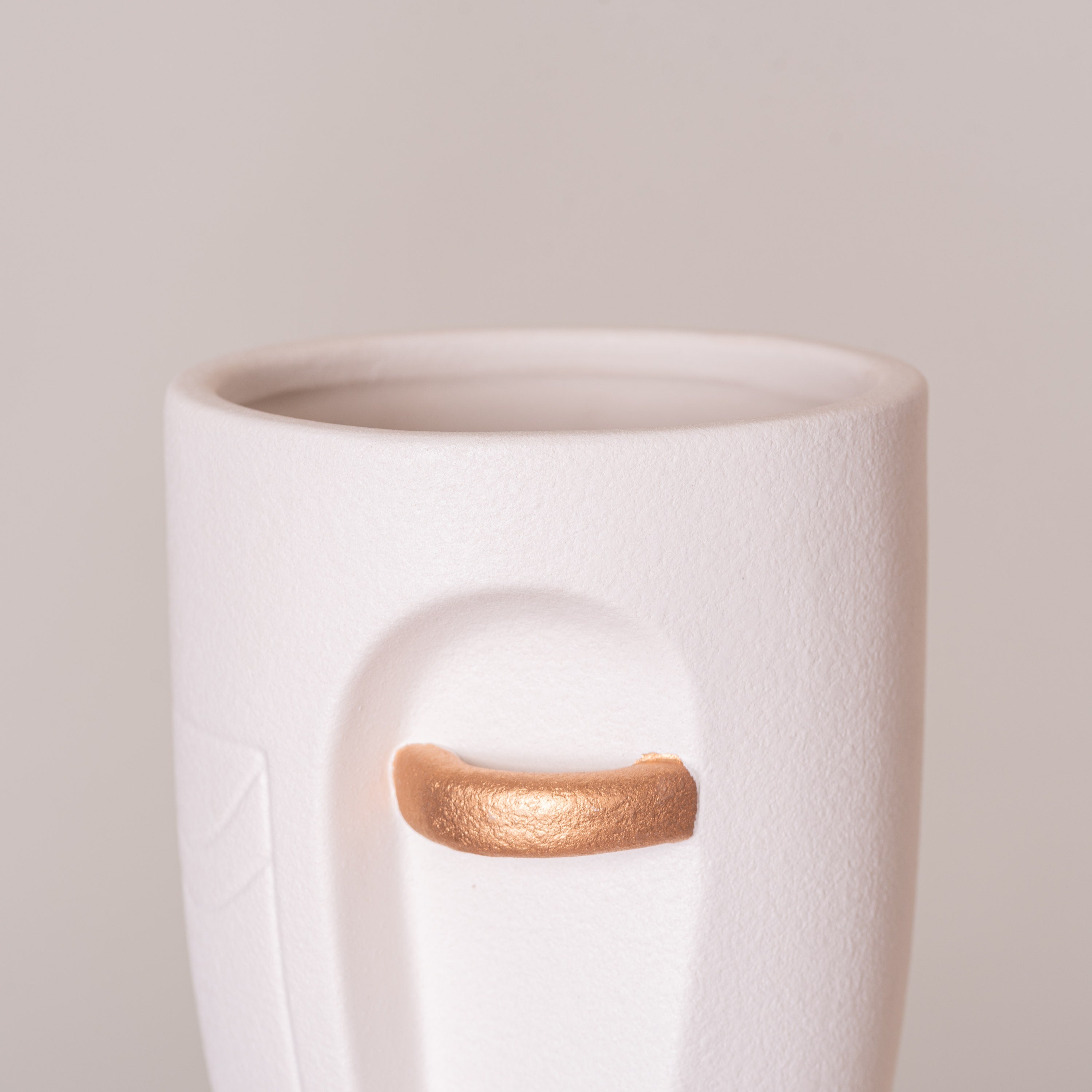 Ravishing Riddle (Large, White) Ceramic Vase