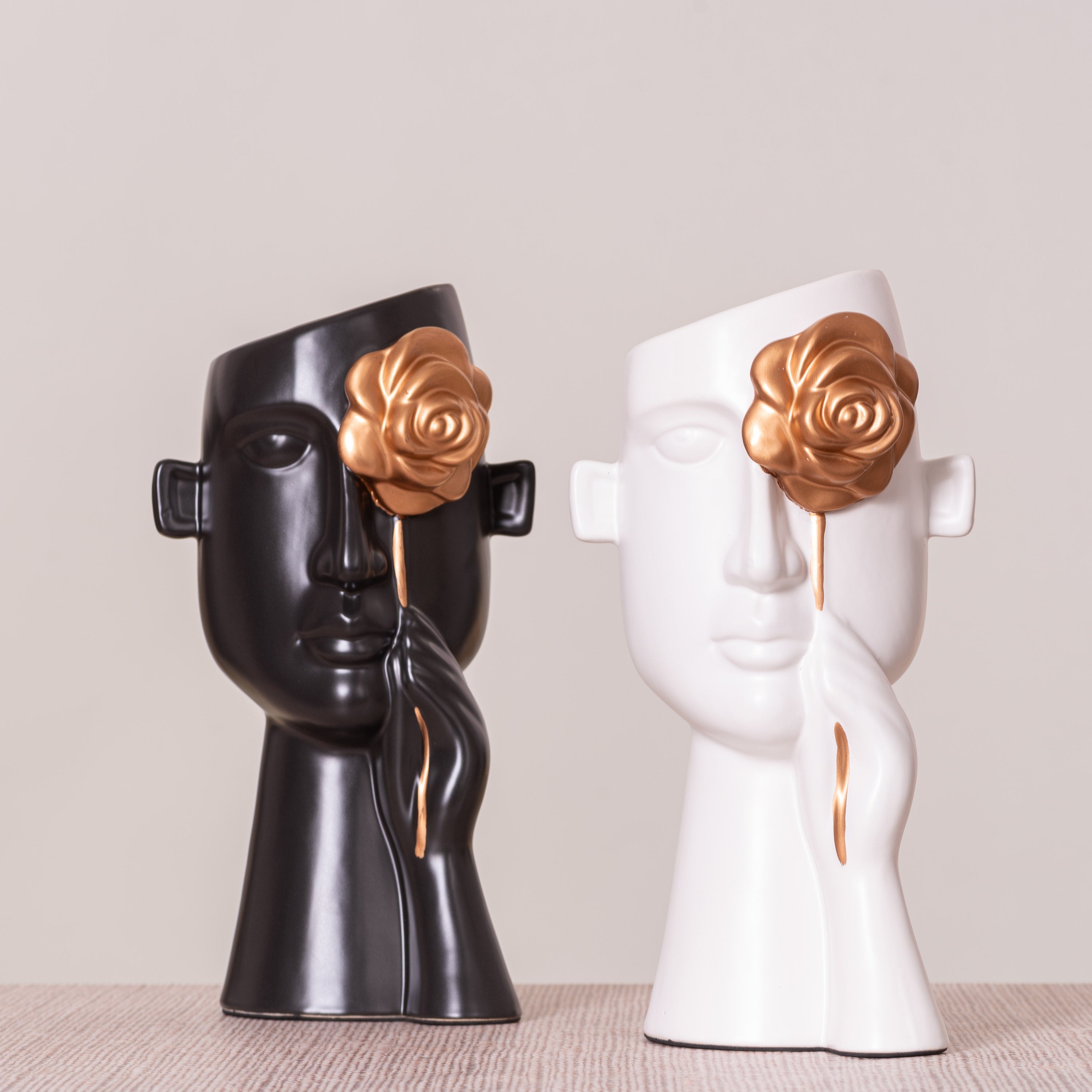 Forever Rose (White) Ceramic Vase