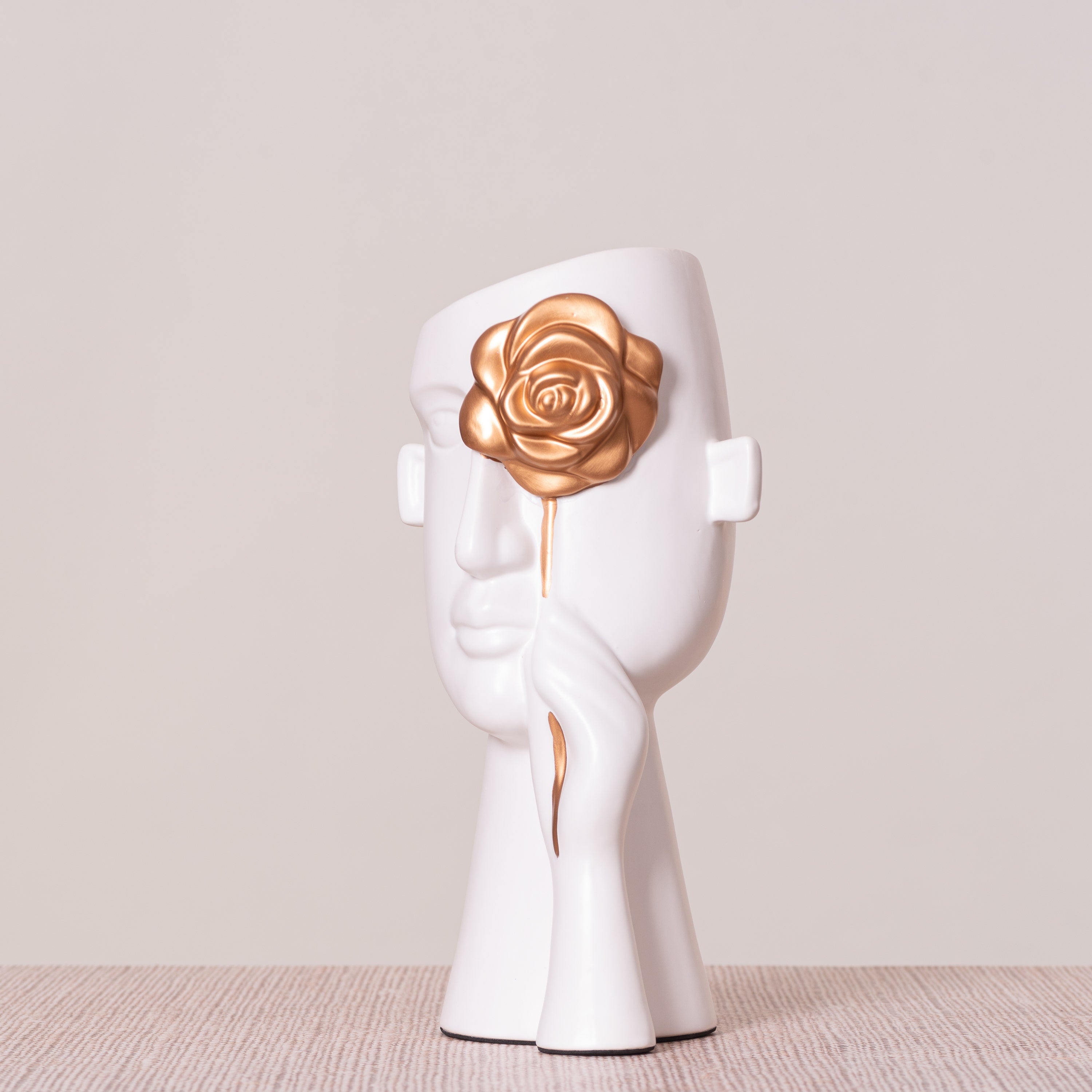 Forever Rose (White) Ceramic Vase