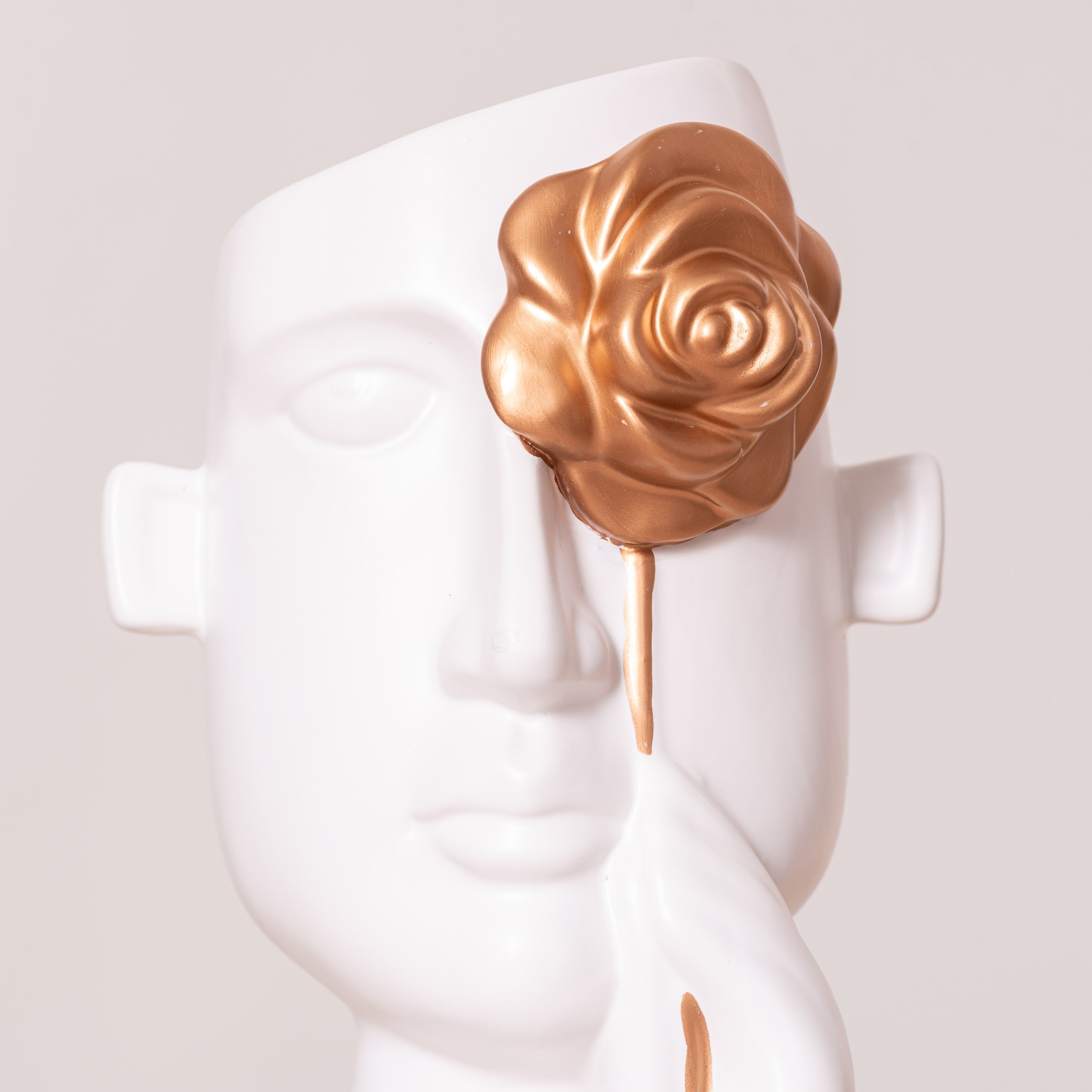 Forever Rose (White) Ceramic Vase