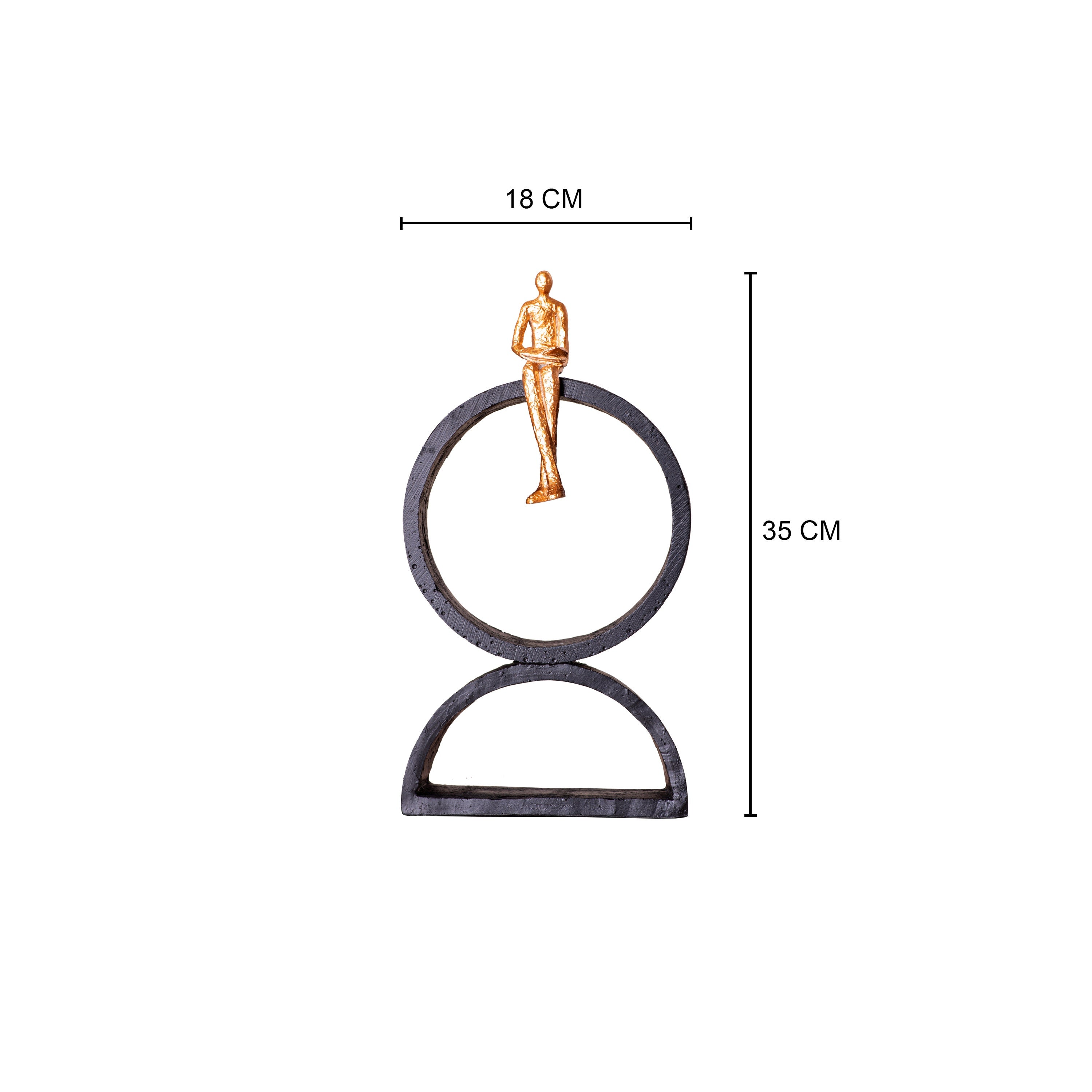 Close Yet Afar (Black/Gold) Home Decor