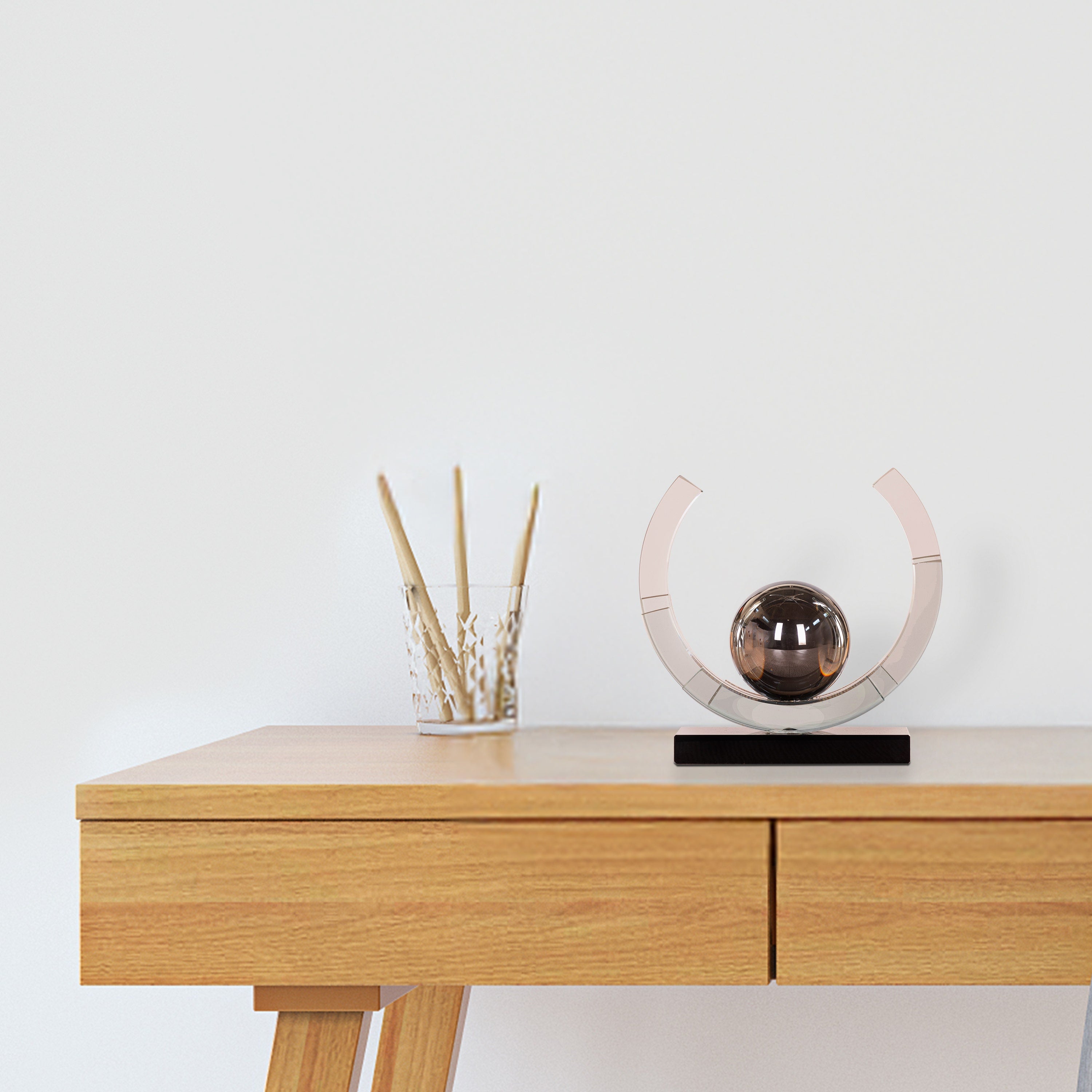 The Long Night (Chrome, Black) Glass Home Decor