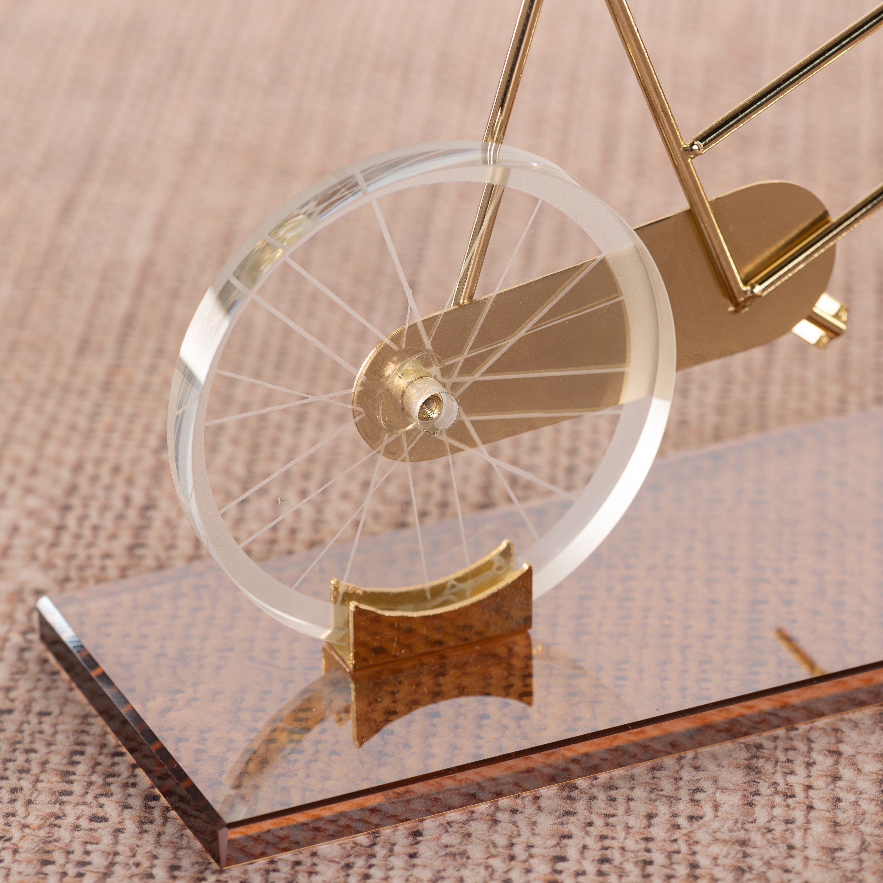 Soul Spin (Gold, Clear) Glass Home Decor