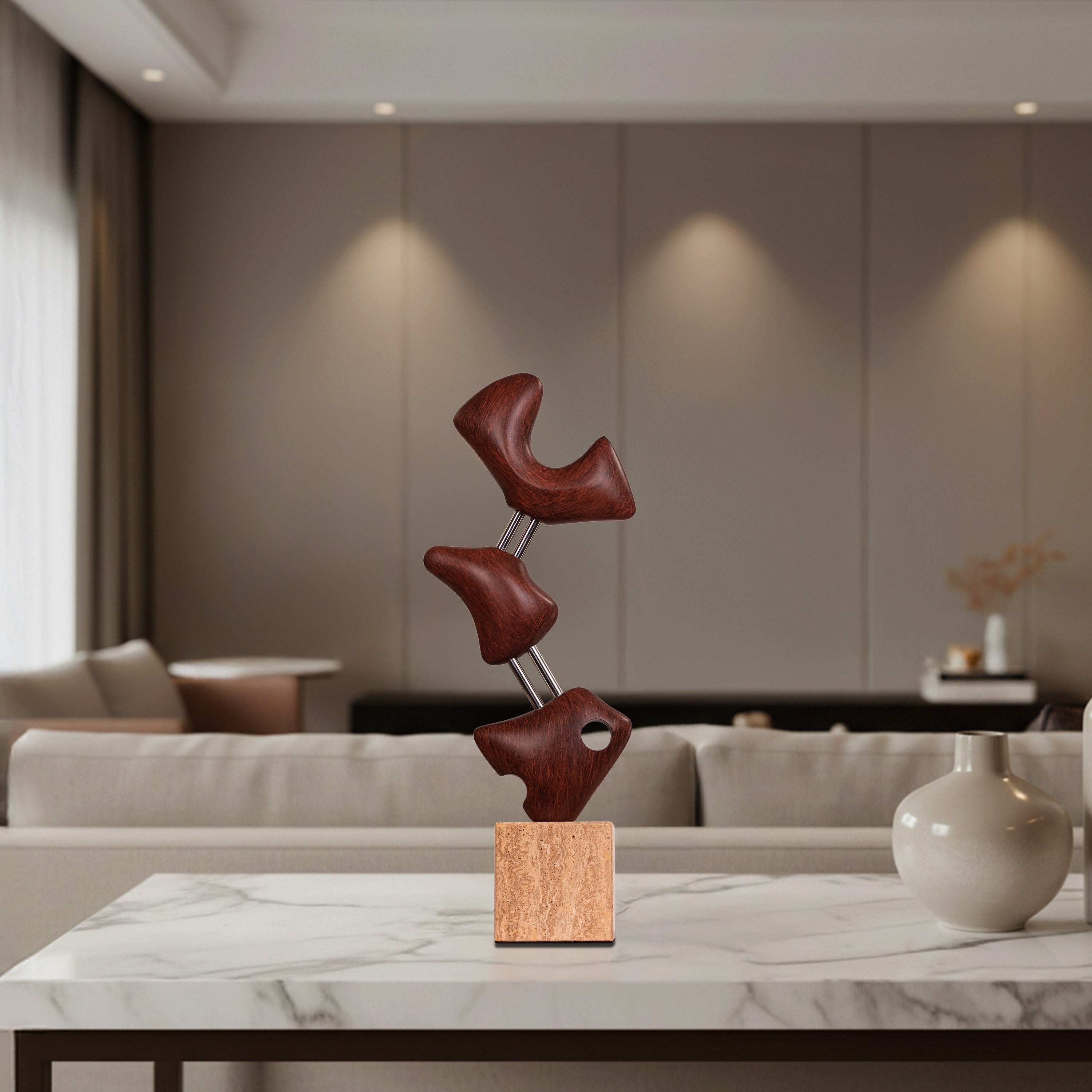 Linked Drift (Brown)  Home Decor