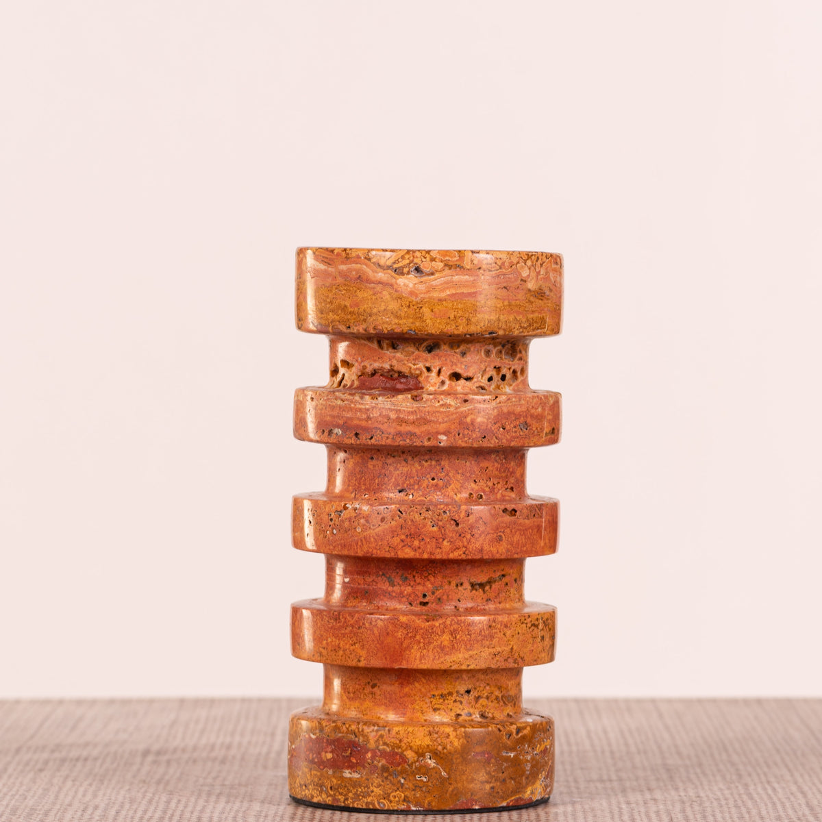 Lilly Layered Rust Layered Rust (Red, Large) Home Decor