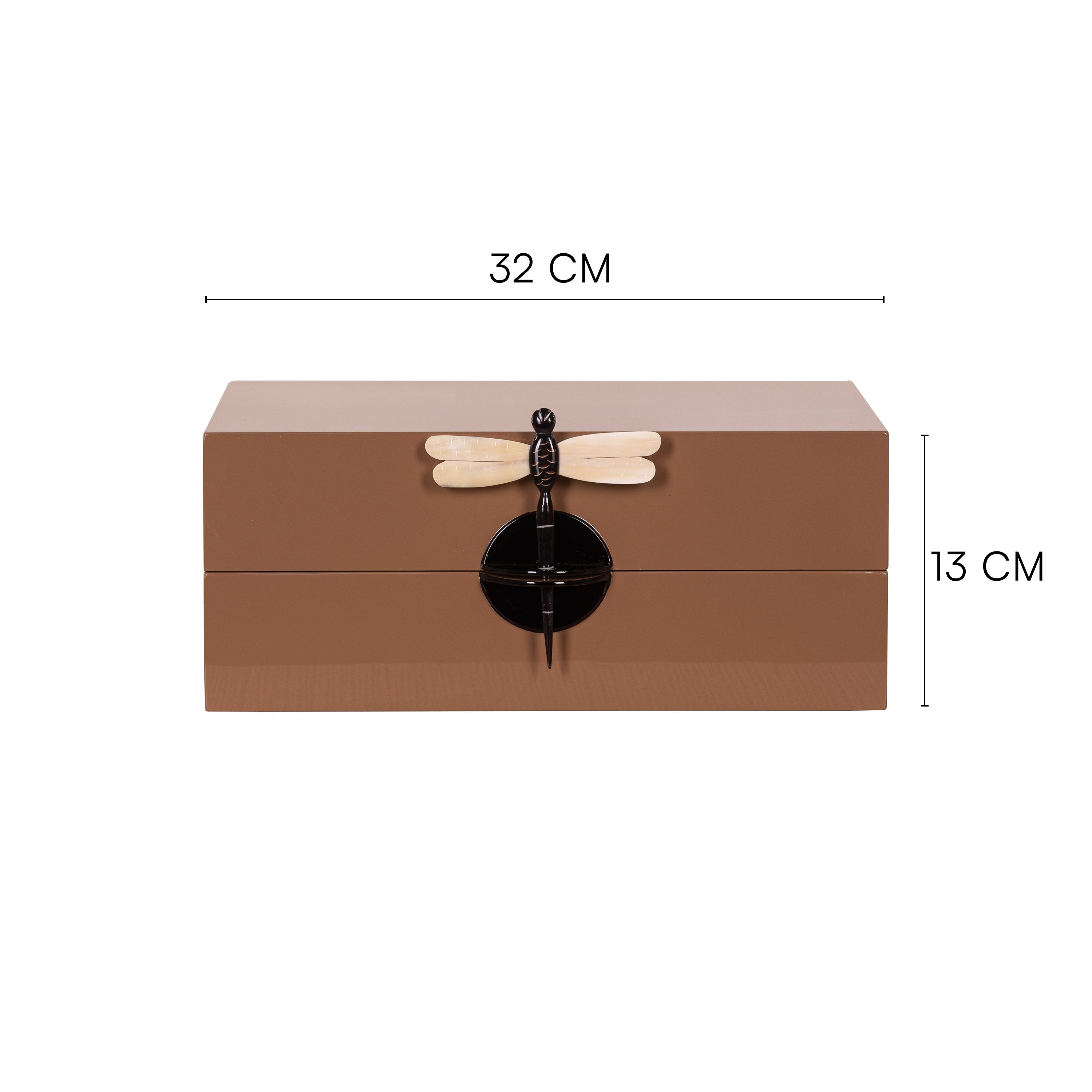 Wings Remembered (Large, Brown) Wooden Decorative Box