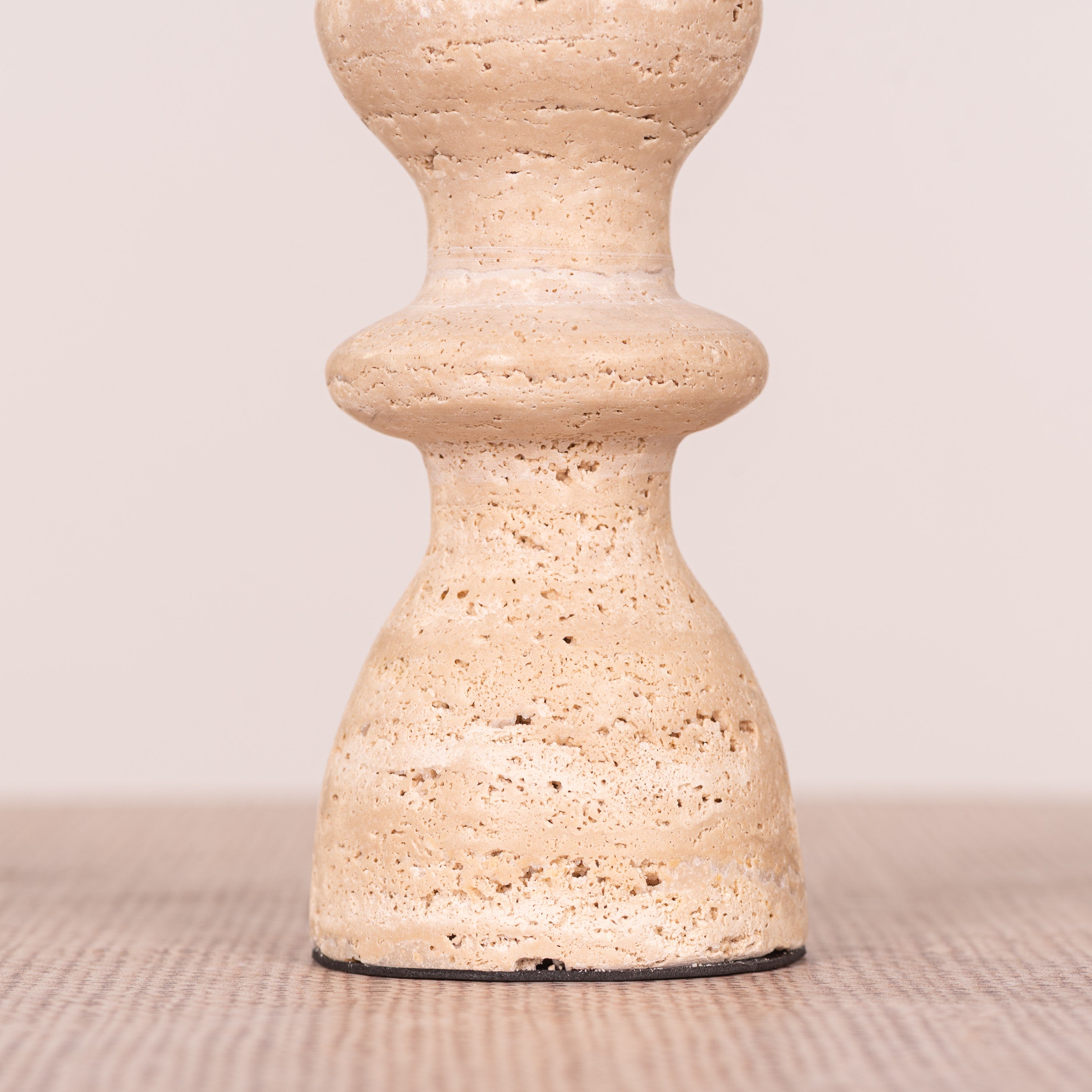 Otherly Love (Medium, Beige) Marble Candle Holder