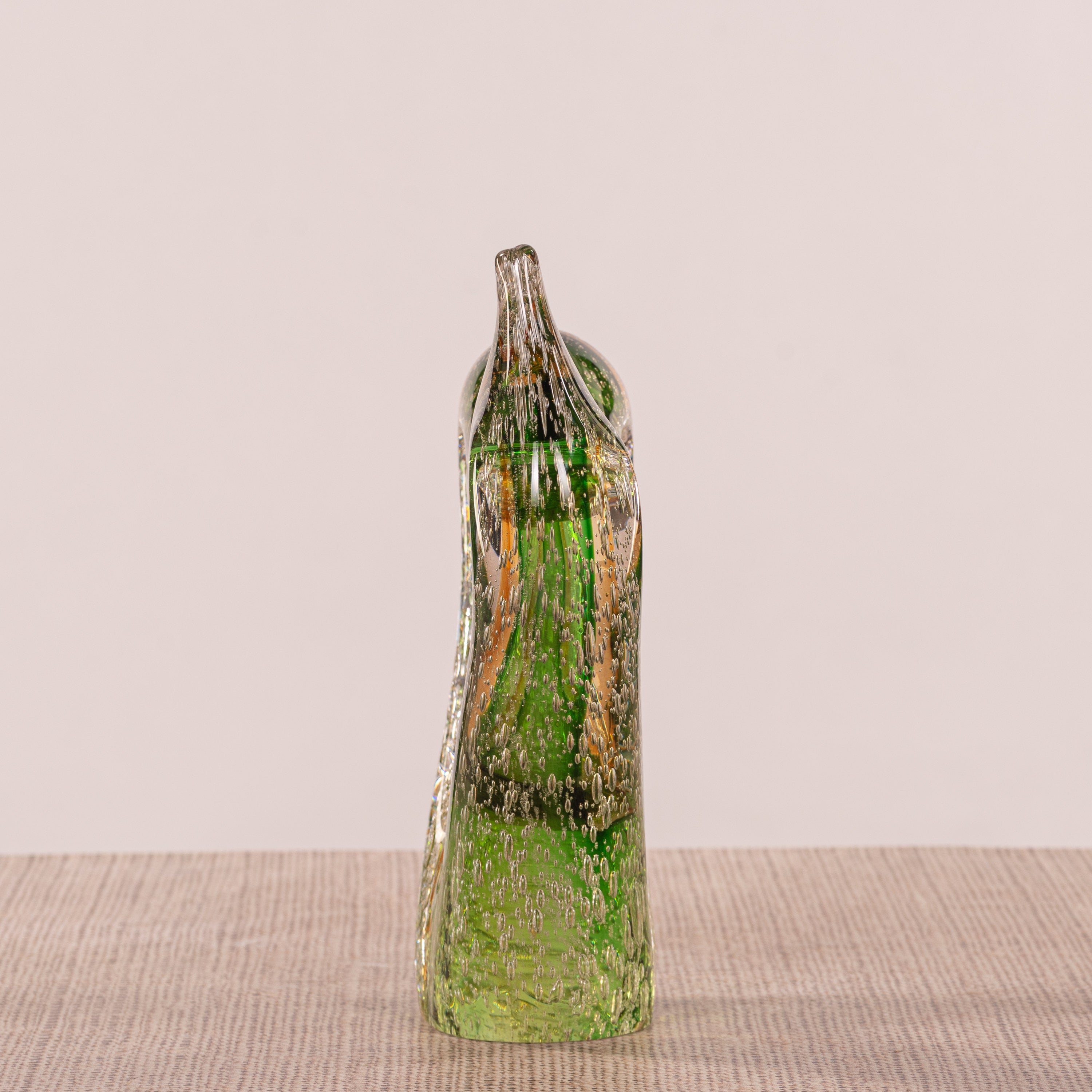 No Love Dying (Green, Brown) Handmade Glass Home Decor