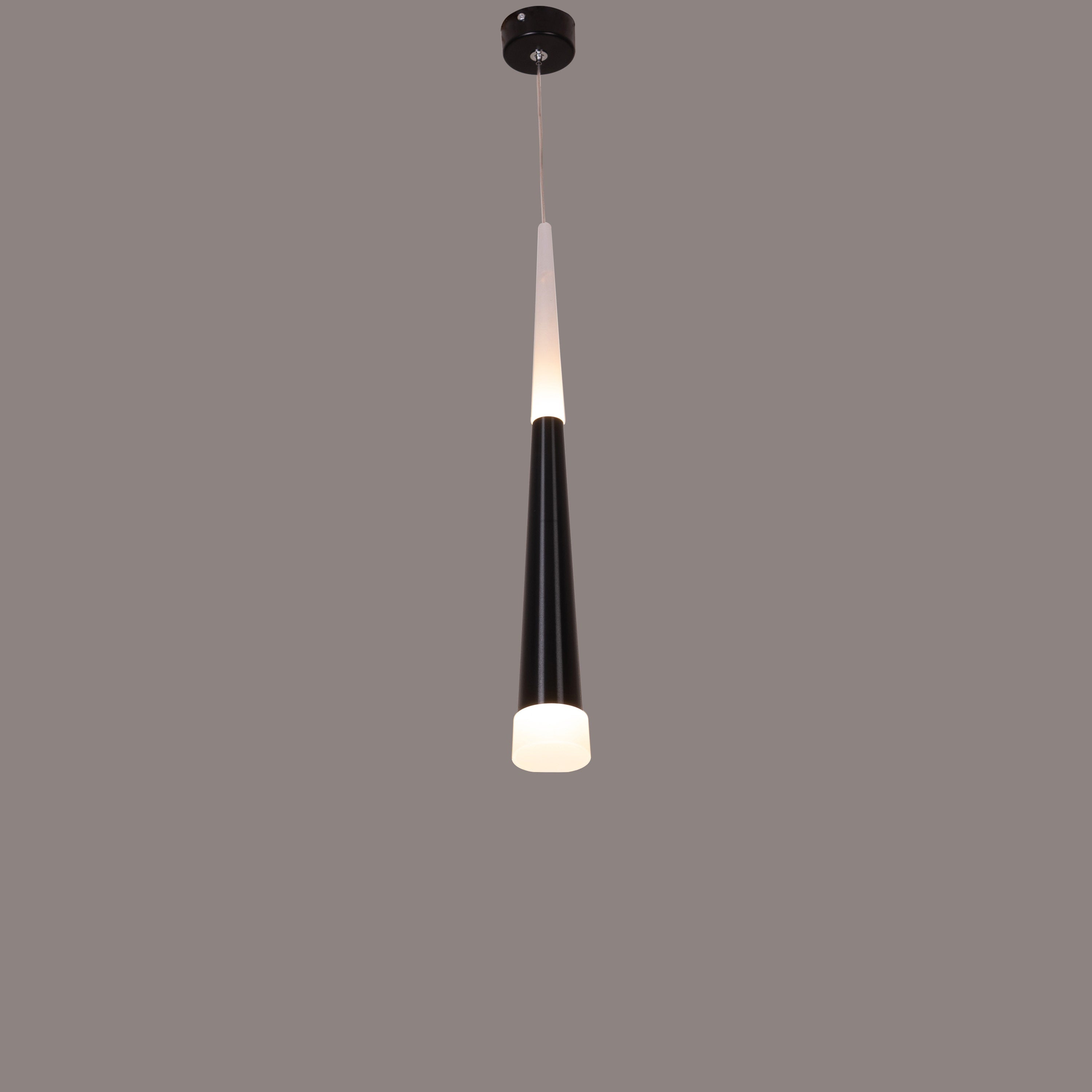Aura- 05W Black (3000K) LED Designer Series Pendant (DL01-10030)