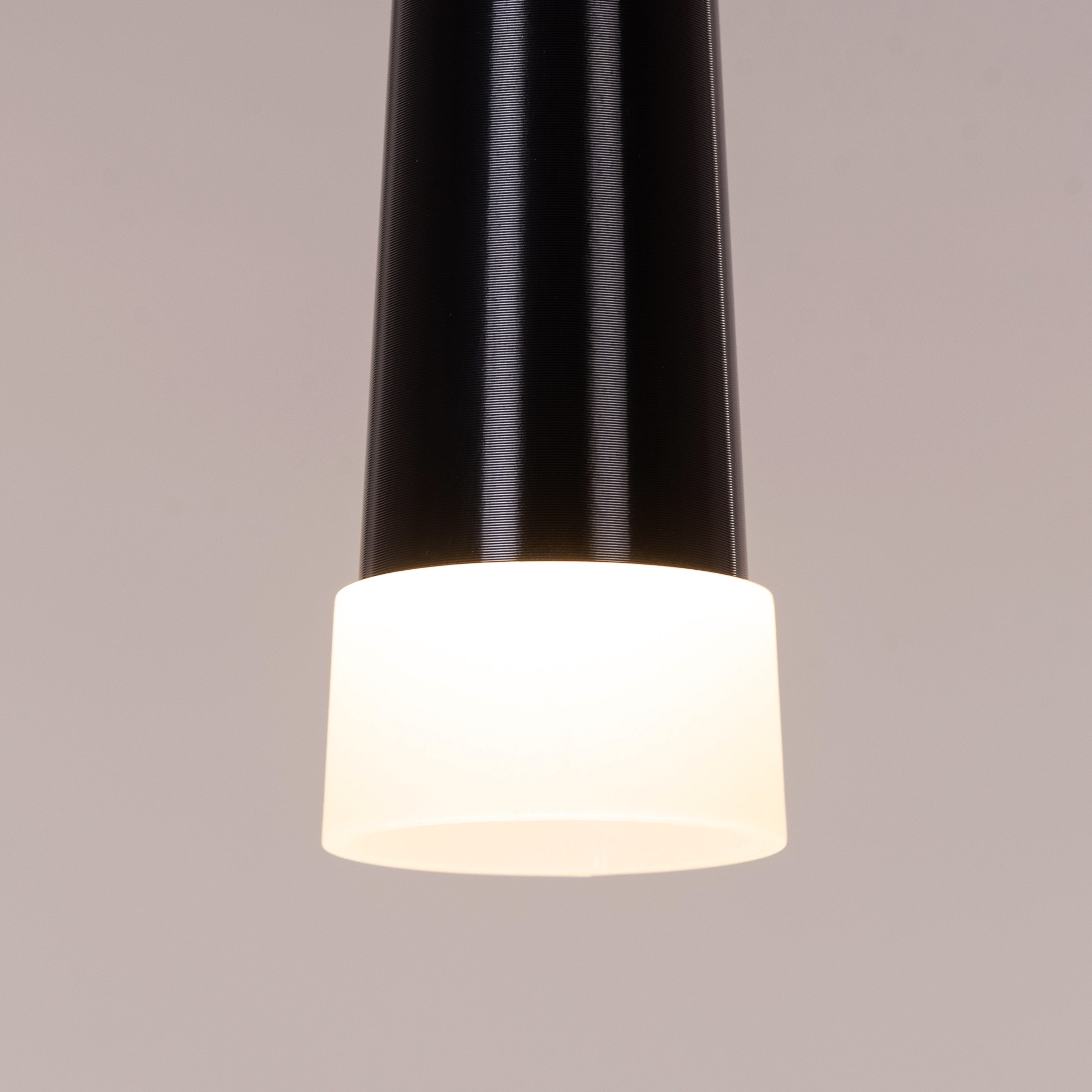 Aura- 05W Black (3000K) LED Designer Series Pendant (DL01-10030)