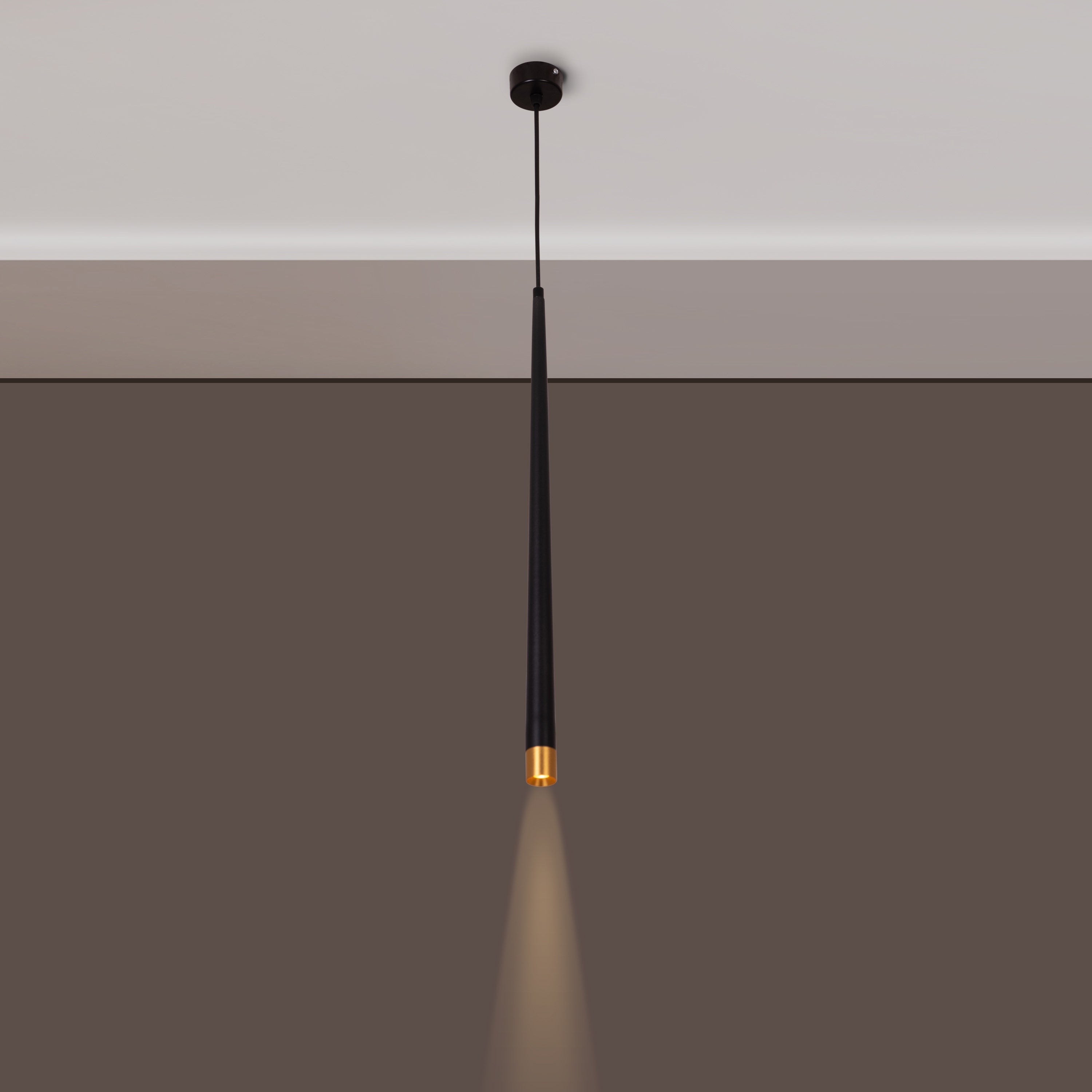 Aura- 03W Black (3000K) LED Designer Series Pendant (DL01-10031)