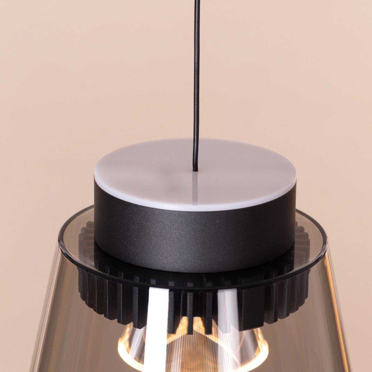 Paros- 7W Smokey Grey (3000K) LED Designer Series Pendant (DL01-10341)