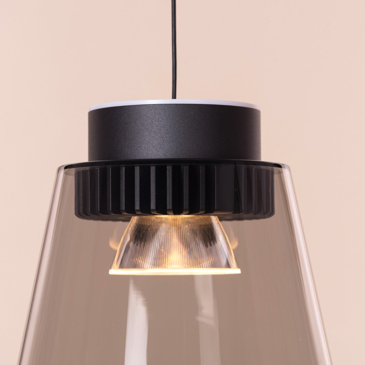 Paros- 7W Smokey Grey (3000K) LED Designer Series Pendant (DL01-10341)