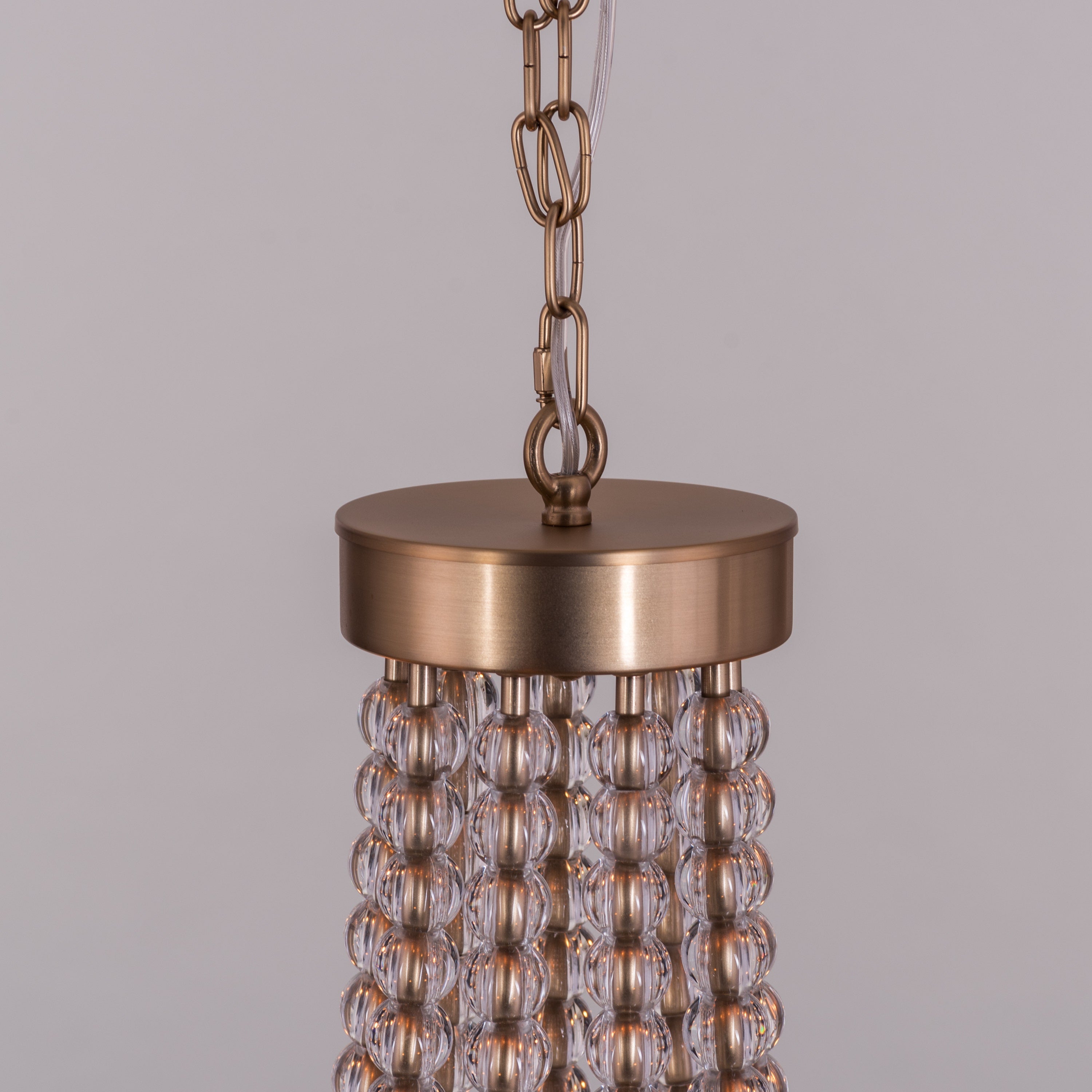 King's Gambit (Large, Gold) Crystal Chandelier