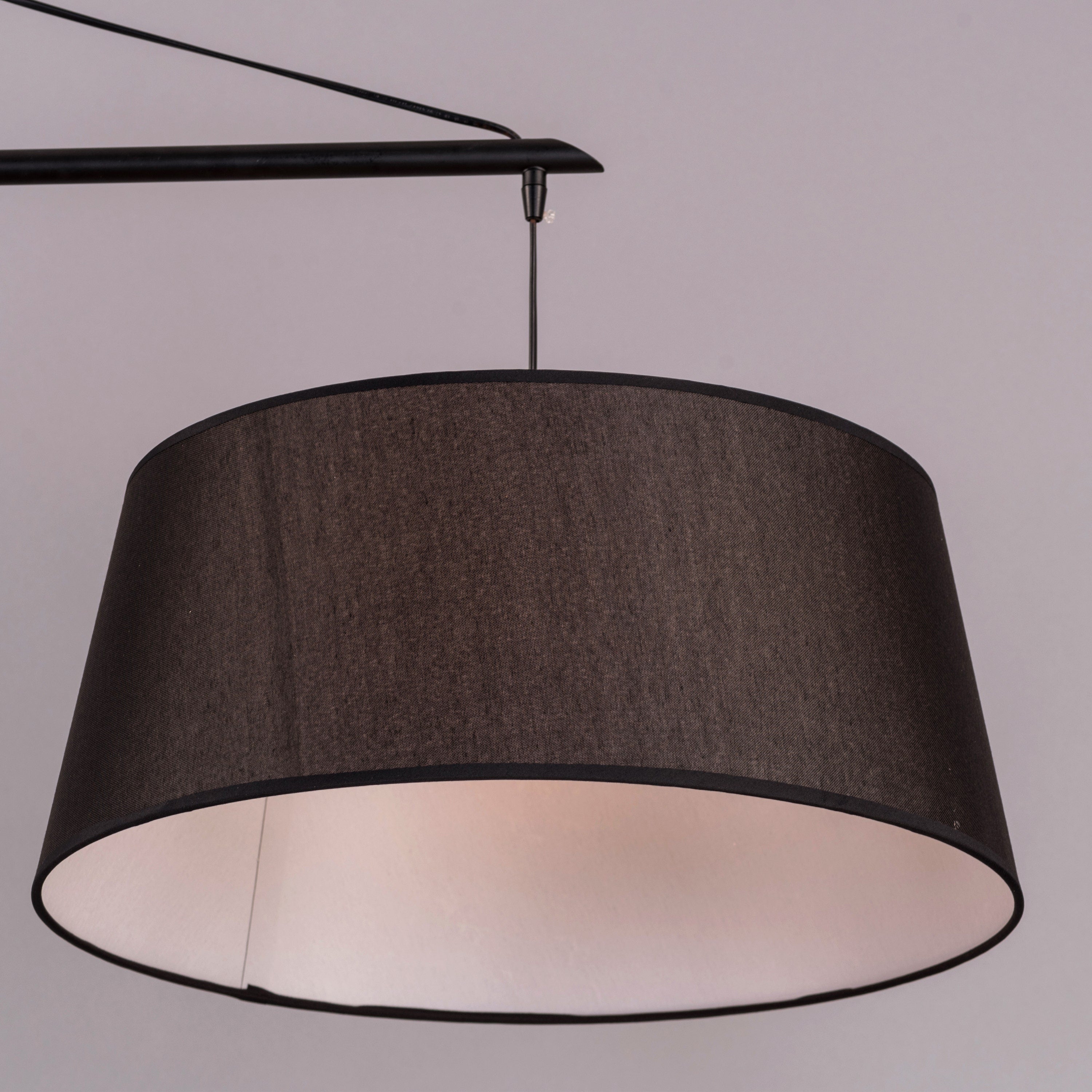 It's A Wrap (Black) Marble Floor Lamp