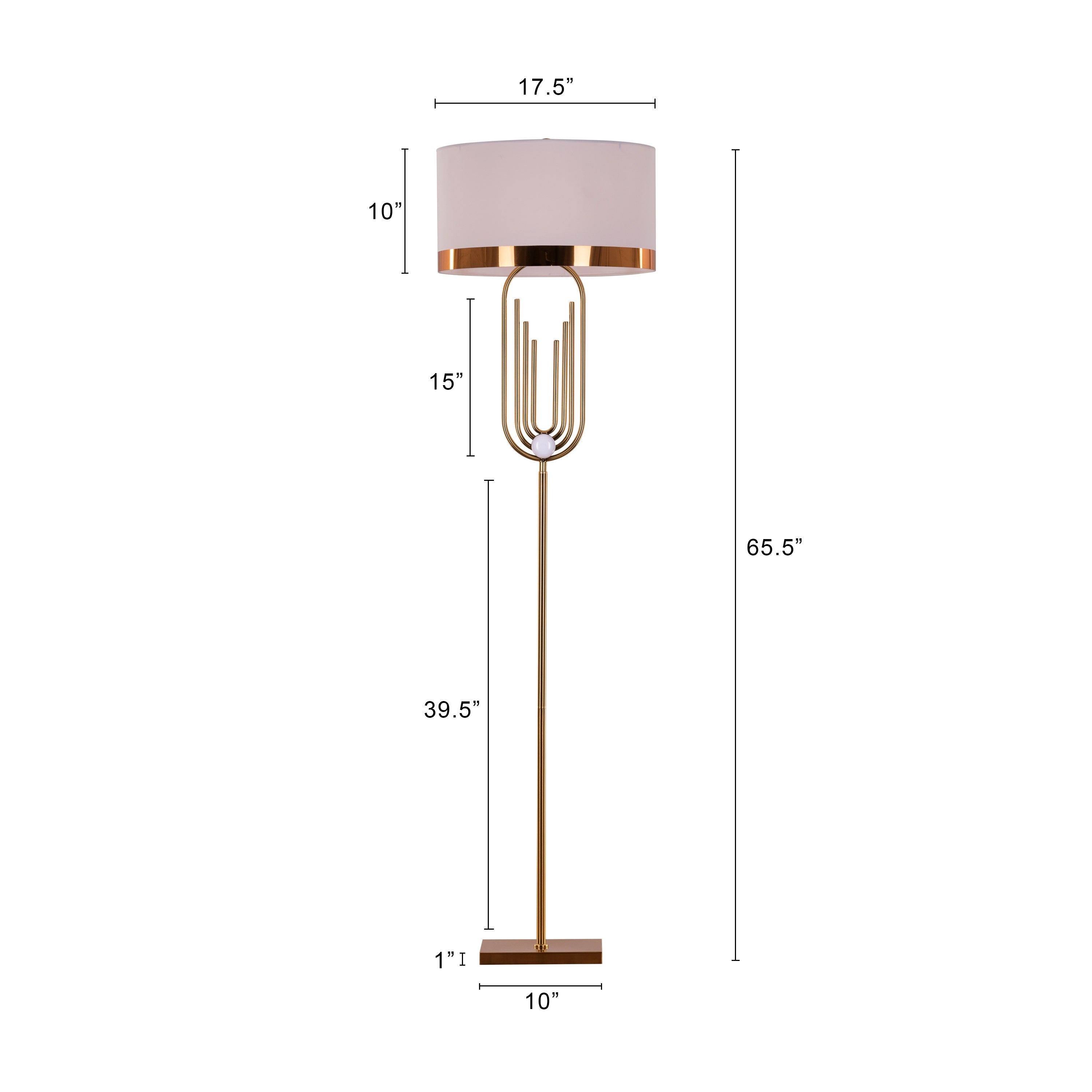Babe Alert (Gold) Floor Lamp