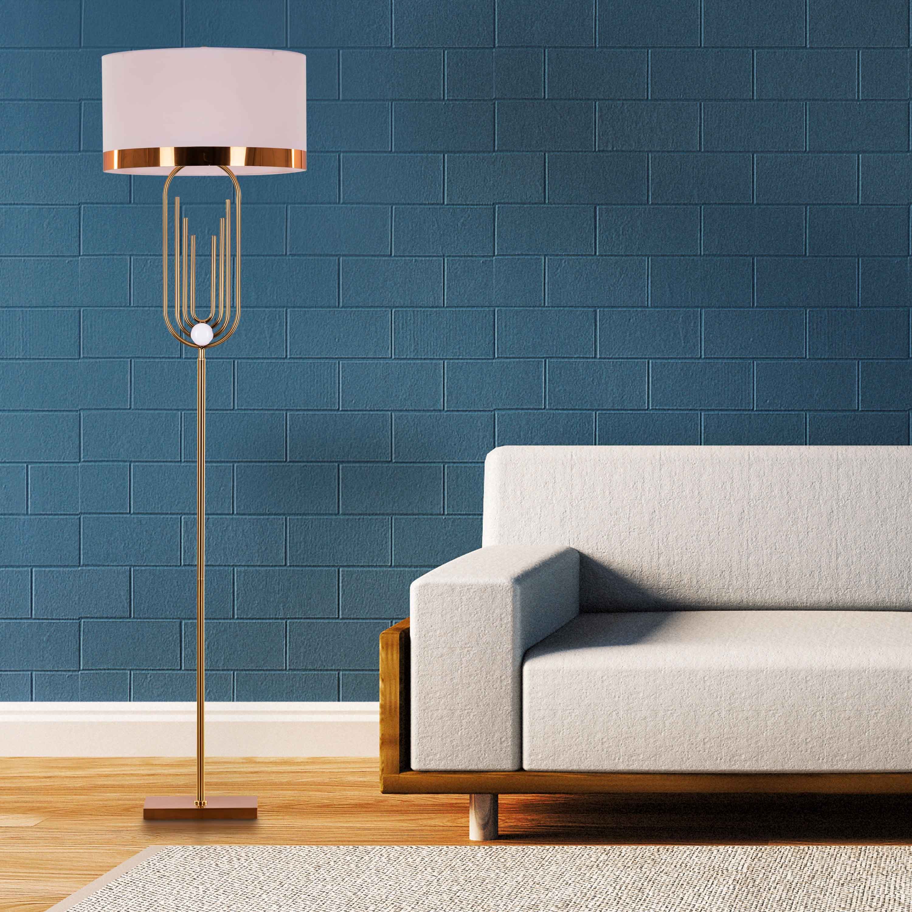 Babe Alert (Gold) Floor Lamp
