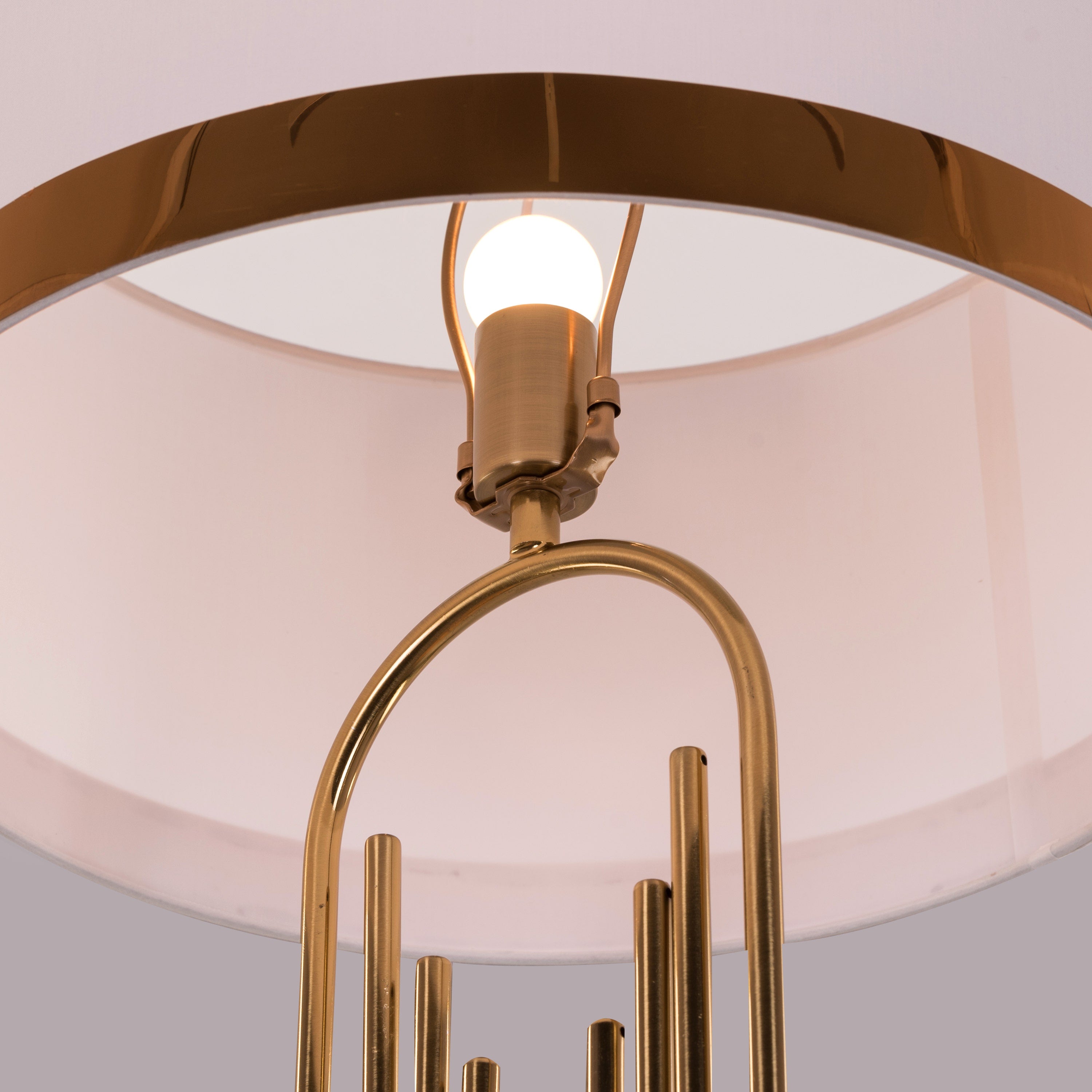 Babe Alert (Gold) Floor Lamp