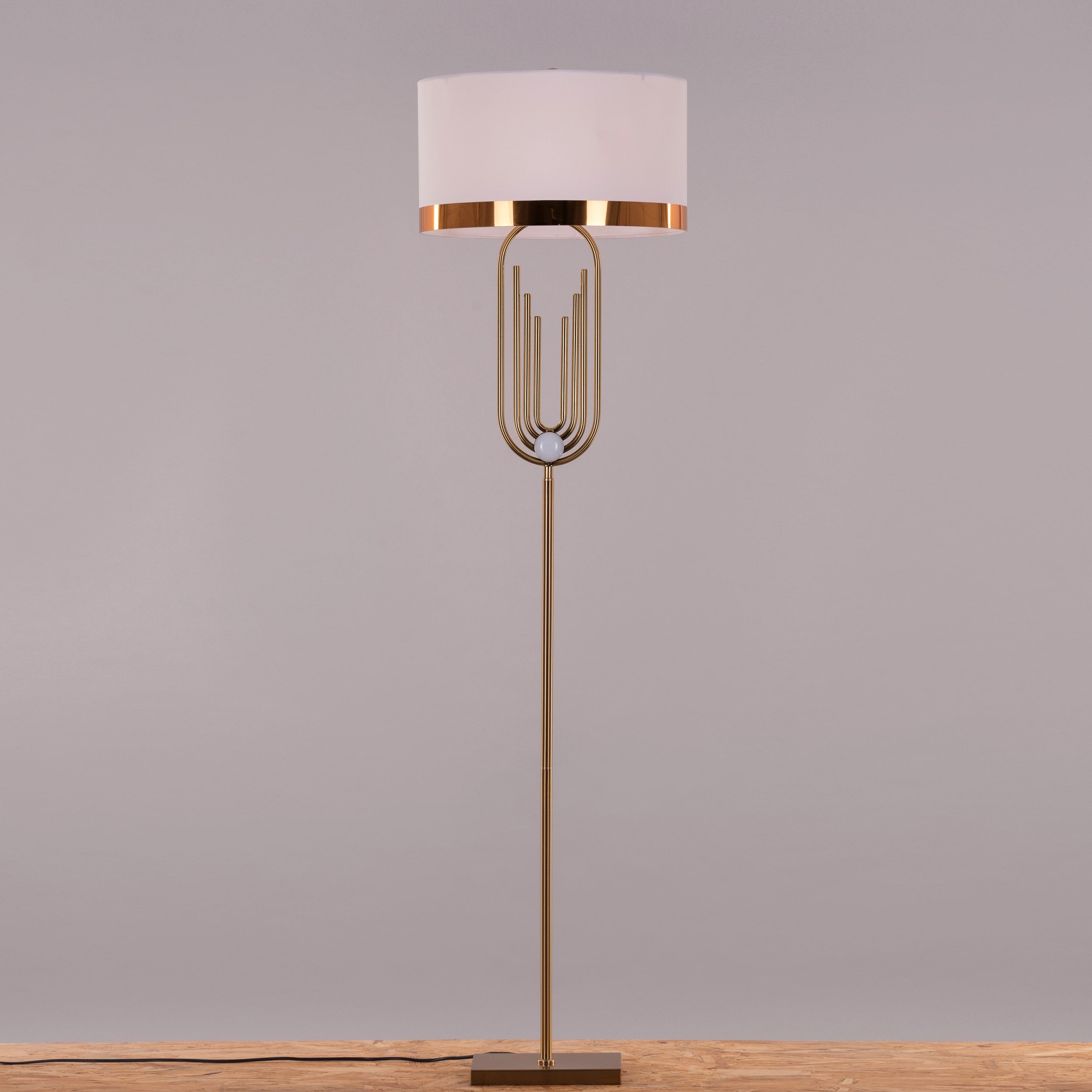 Babe Alert (Gold) Floor Lamp