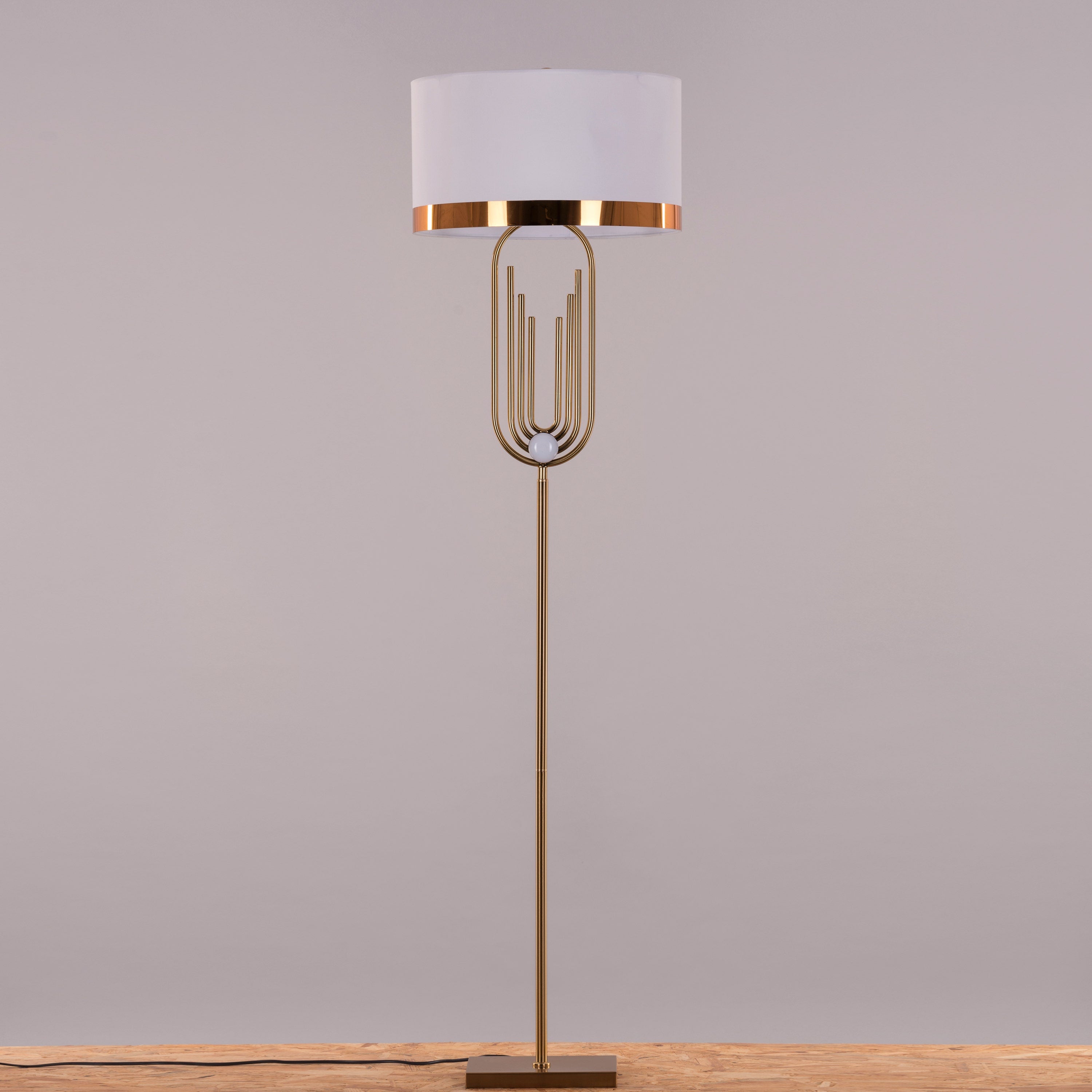 Babe Alert (Gold) Floor Lamp
