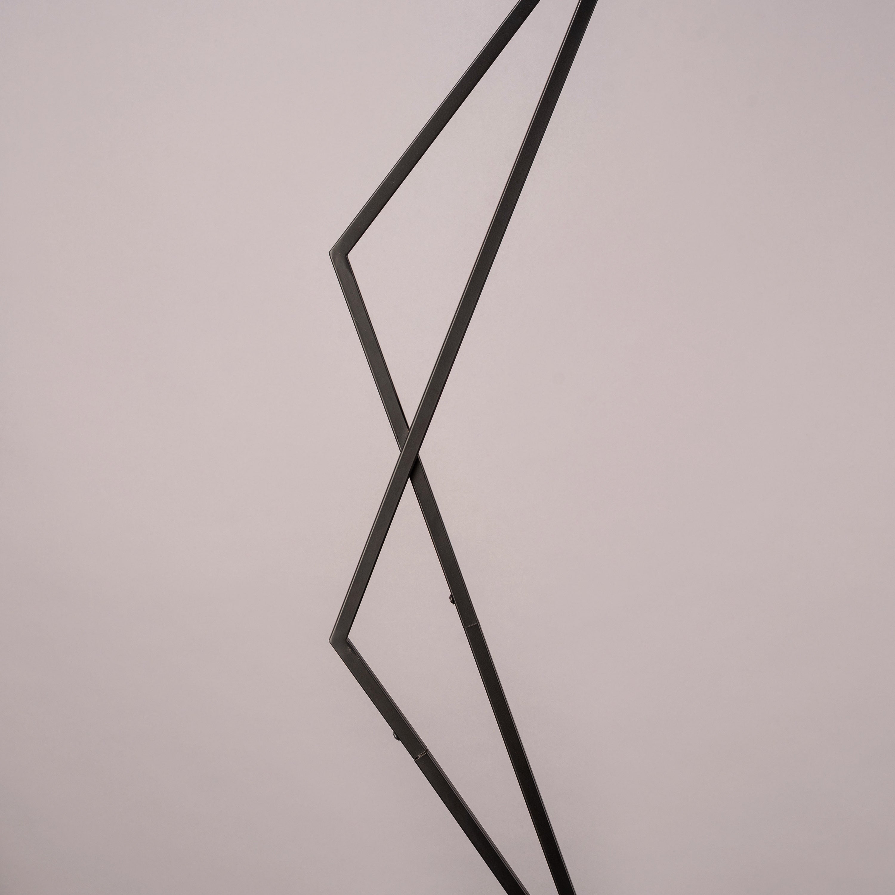 Uncovered (Black) Floor Lamp