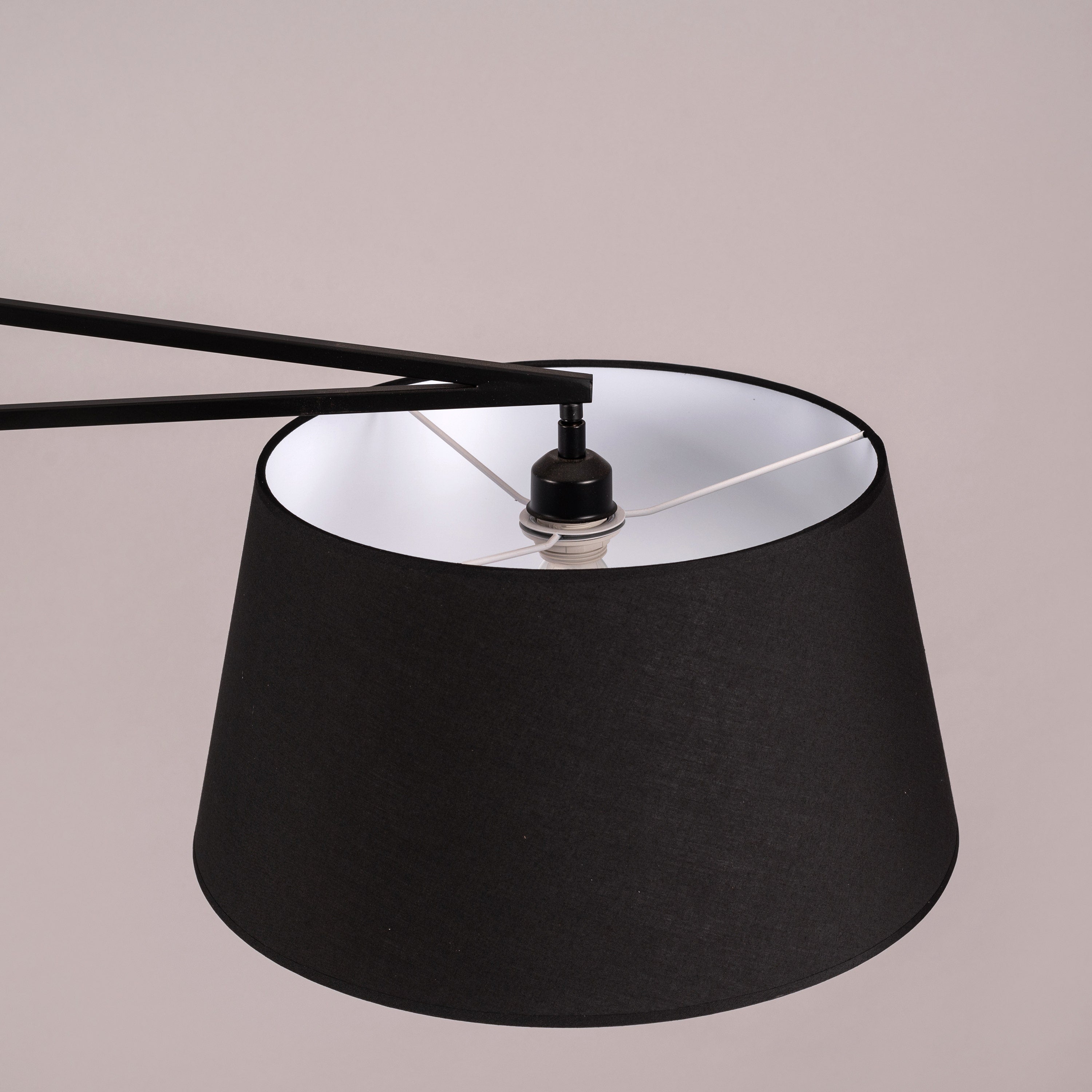 Uncovered (Black) Floor Lamp