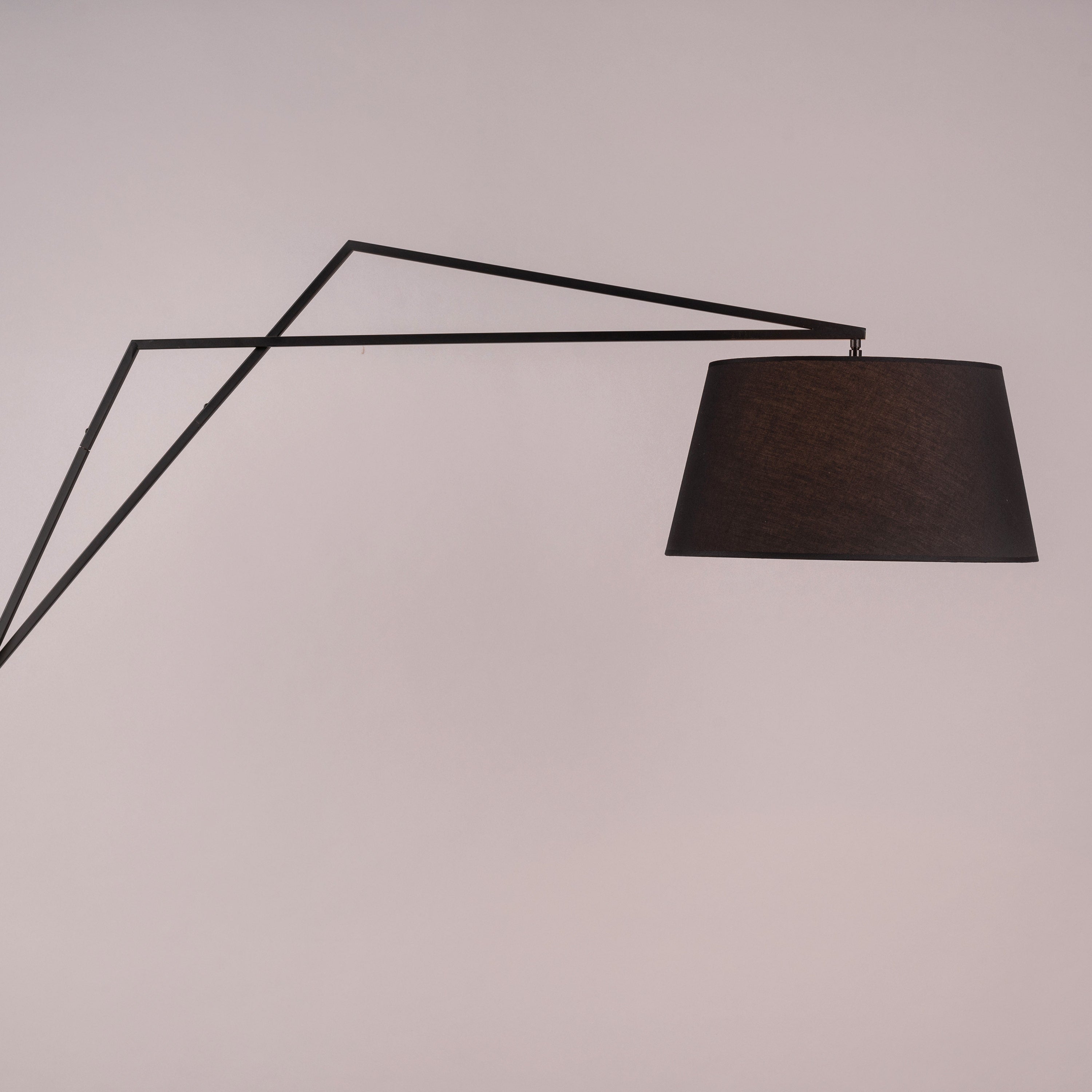 Uncovered (Black) Floor Lamp