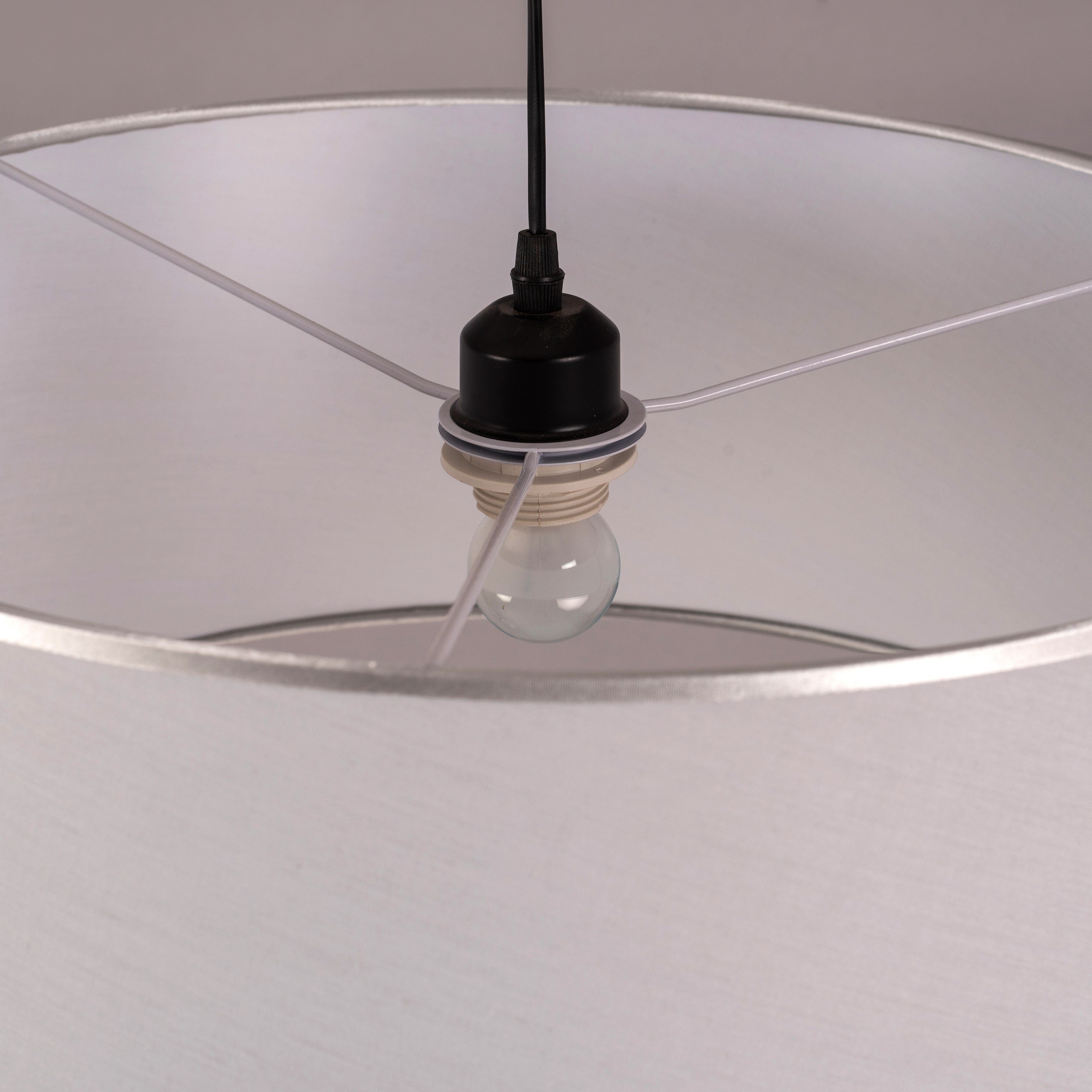 Style Goals (Black) Fabric Floor Lamp