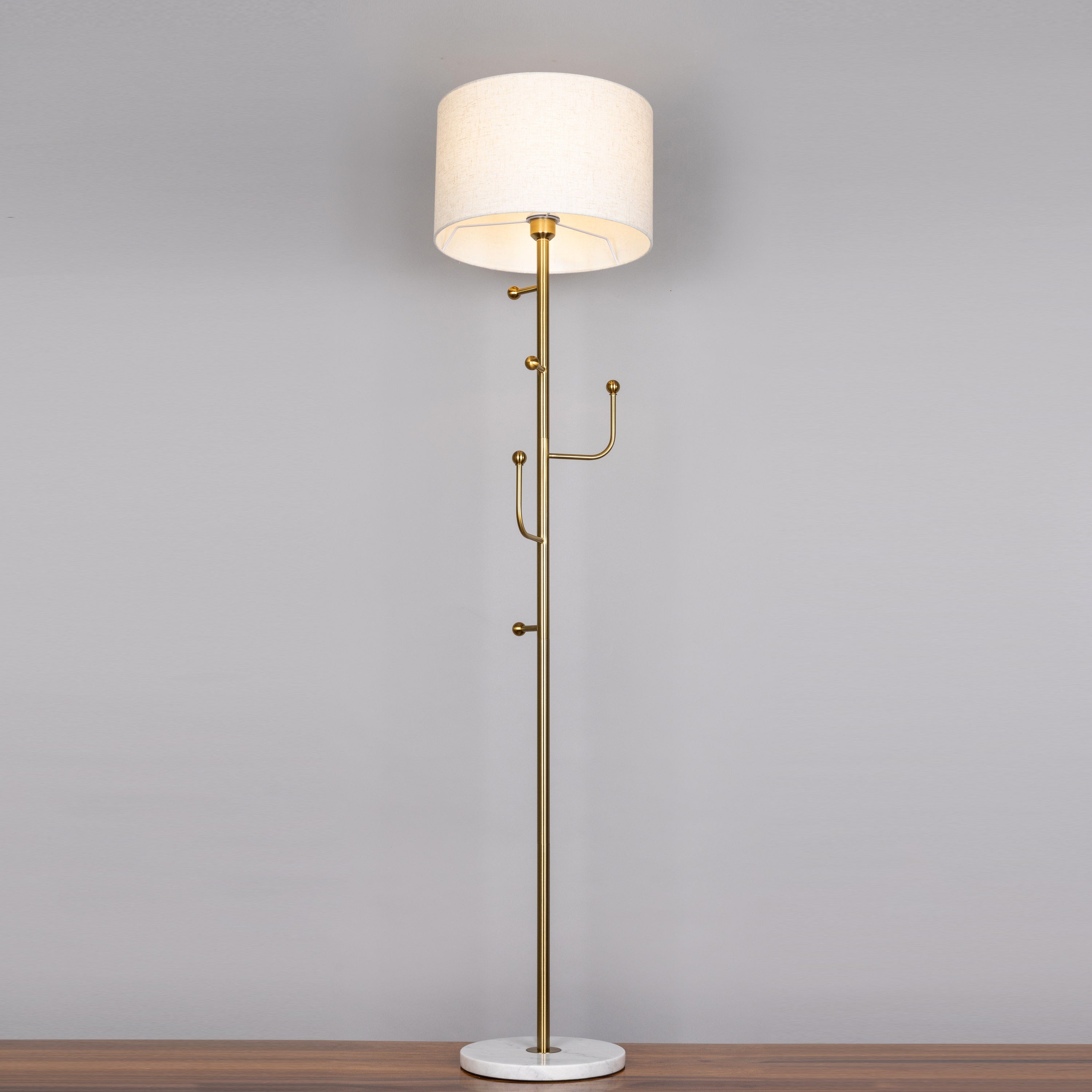 Discovered (Gold) Marble Floor Lamp