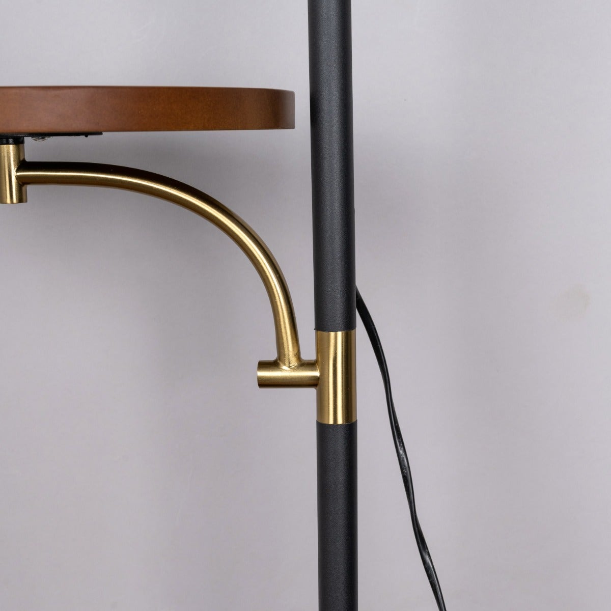 Rising Tide (Black, Gold) Marble Floor Lamp