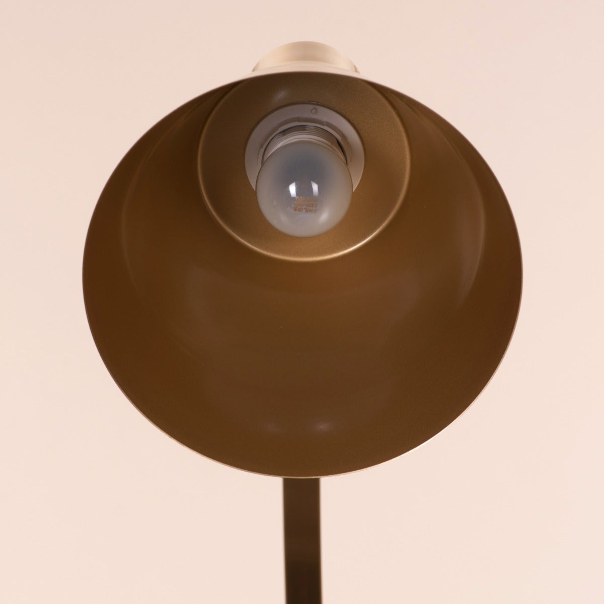 One Step Forward (Gold, White) Marble Floor Lamp