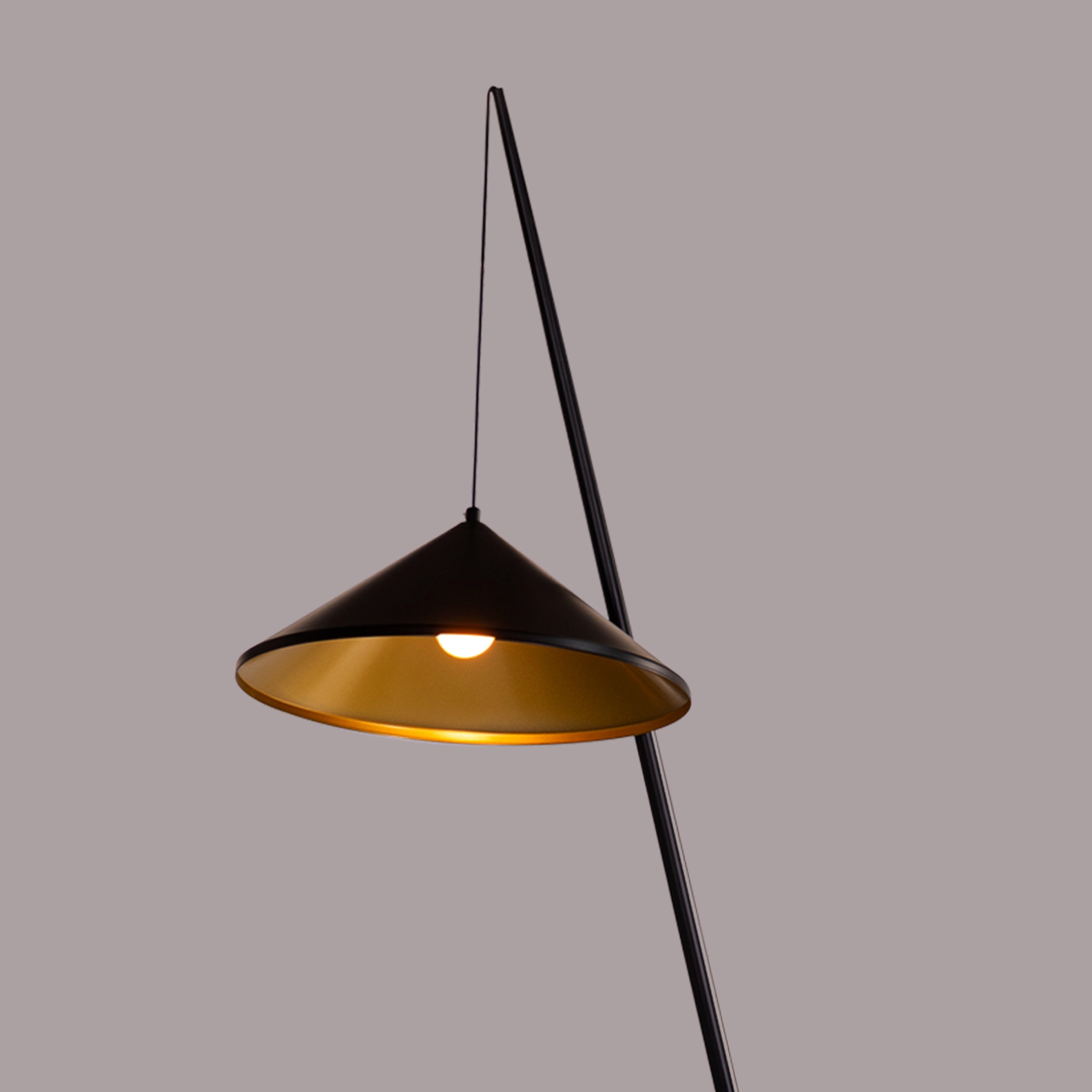 Around The Fire (Black) Floor Lamp