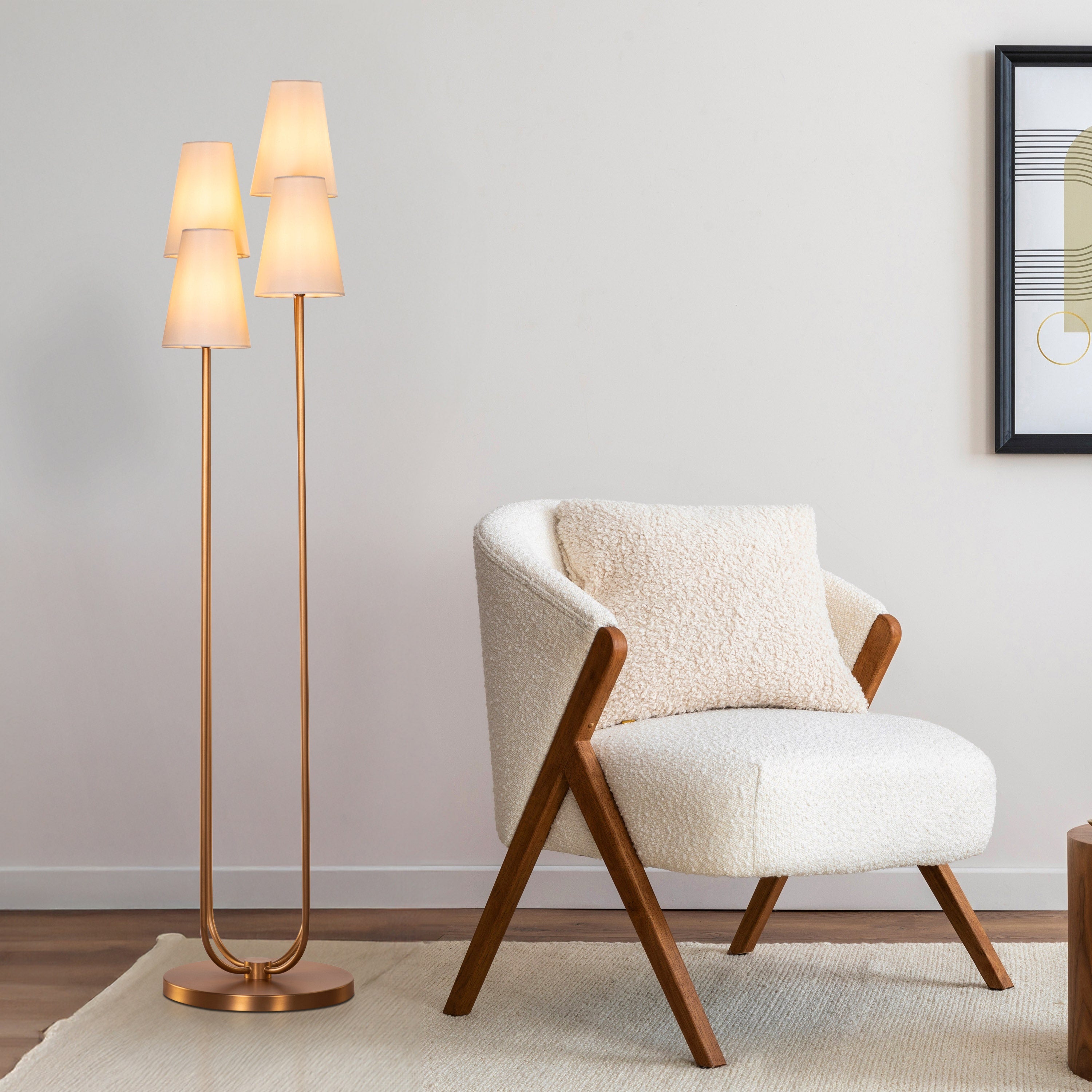 See The Unseen (Gold) Floor Lamp