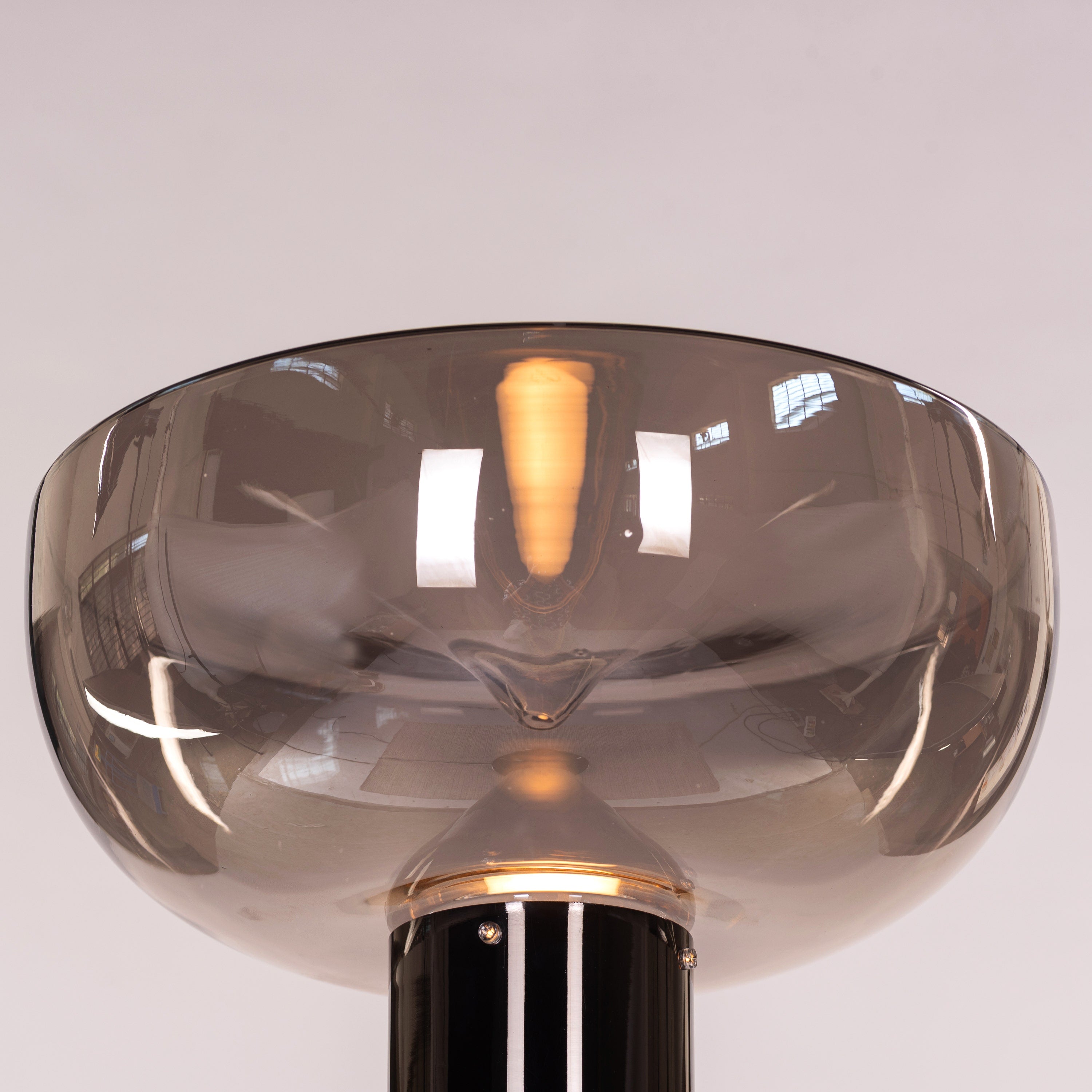 Velvet Morning (Black, Smokey Grey) Floor Lamp