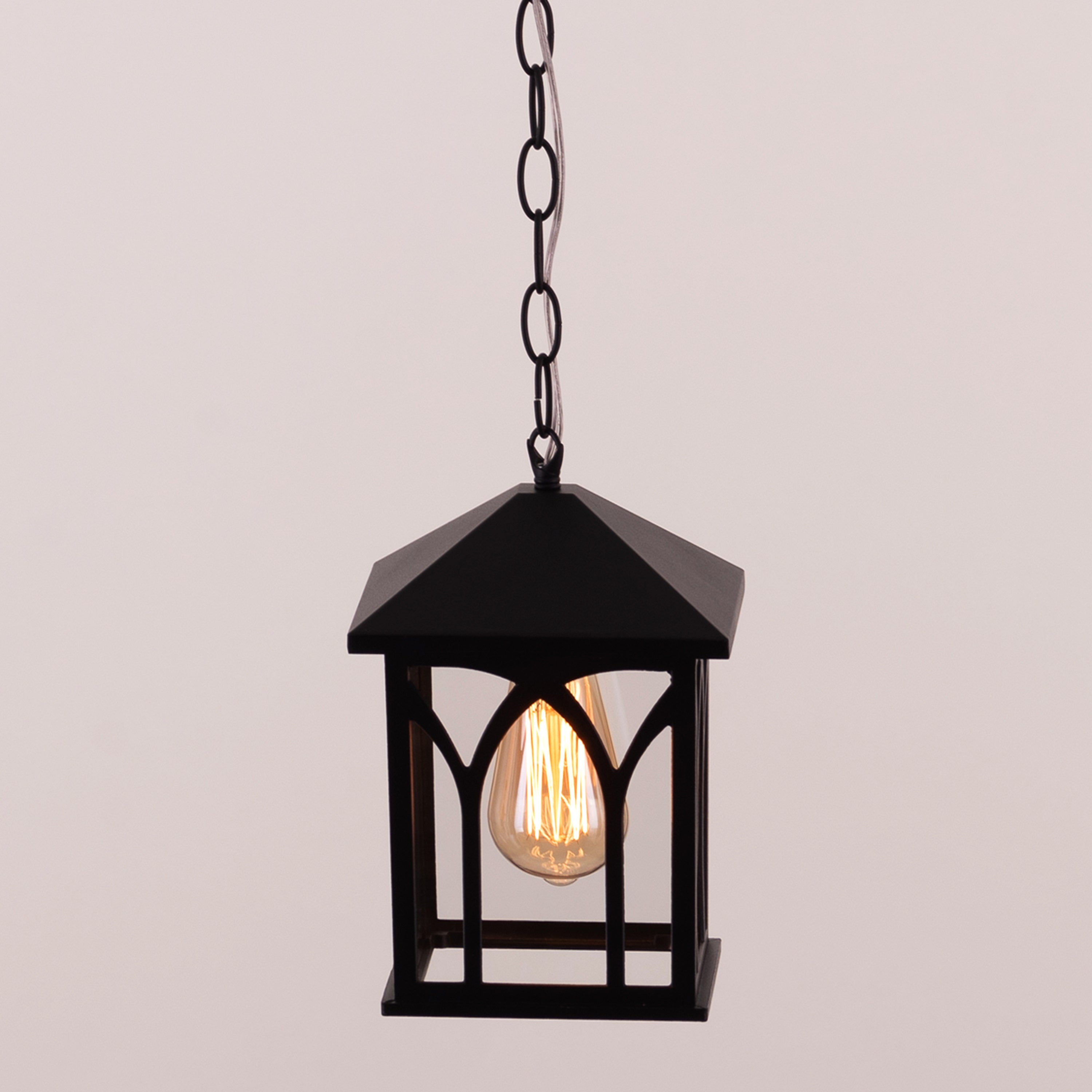 Dance More (Black) Outdoor Pendant Light