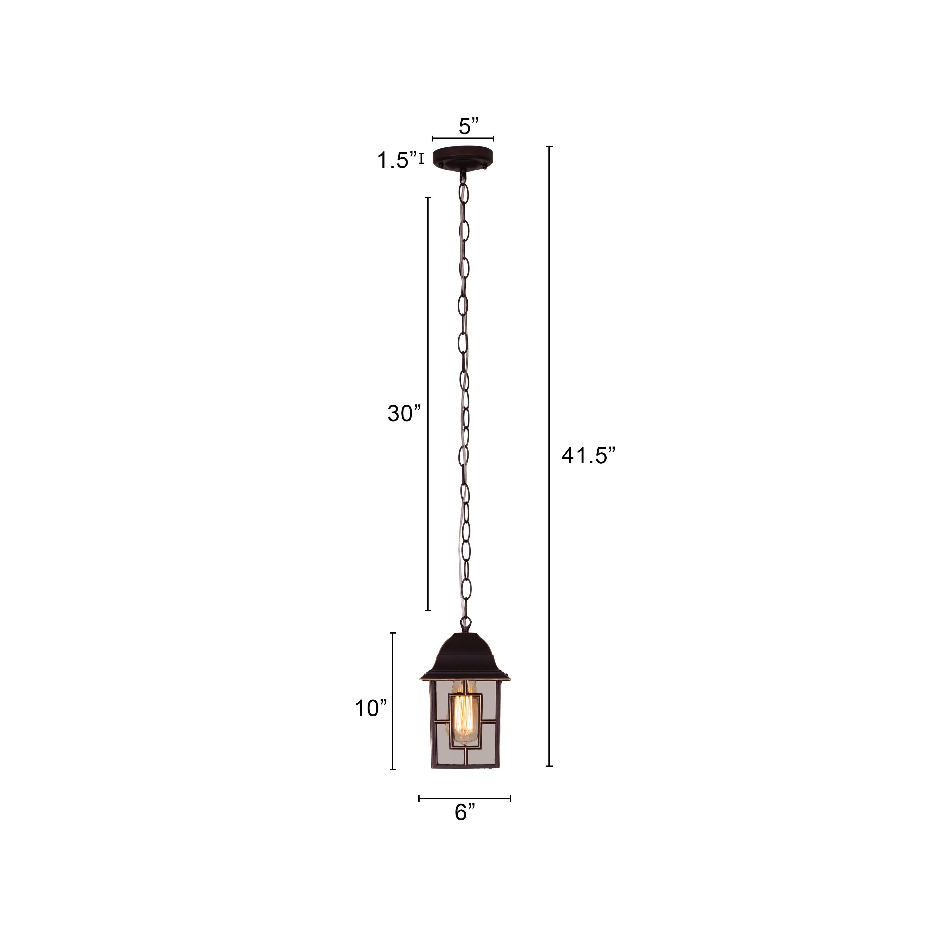 Mesmerized (Coffee) Outdoor Pendant Light
