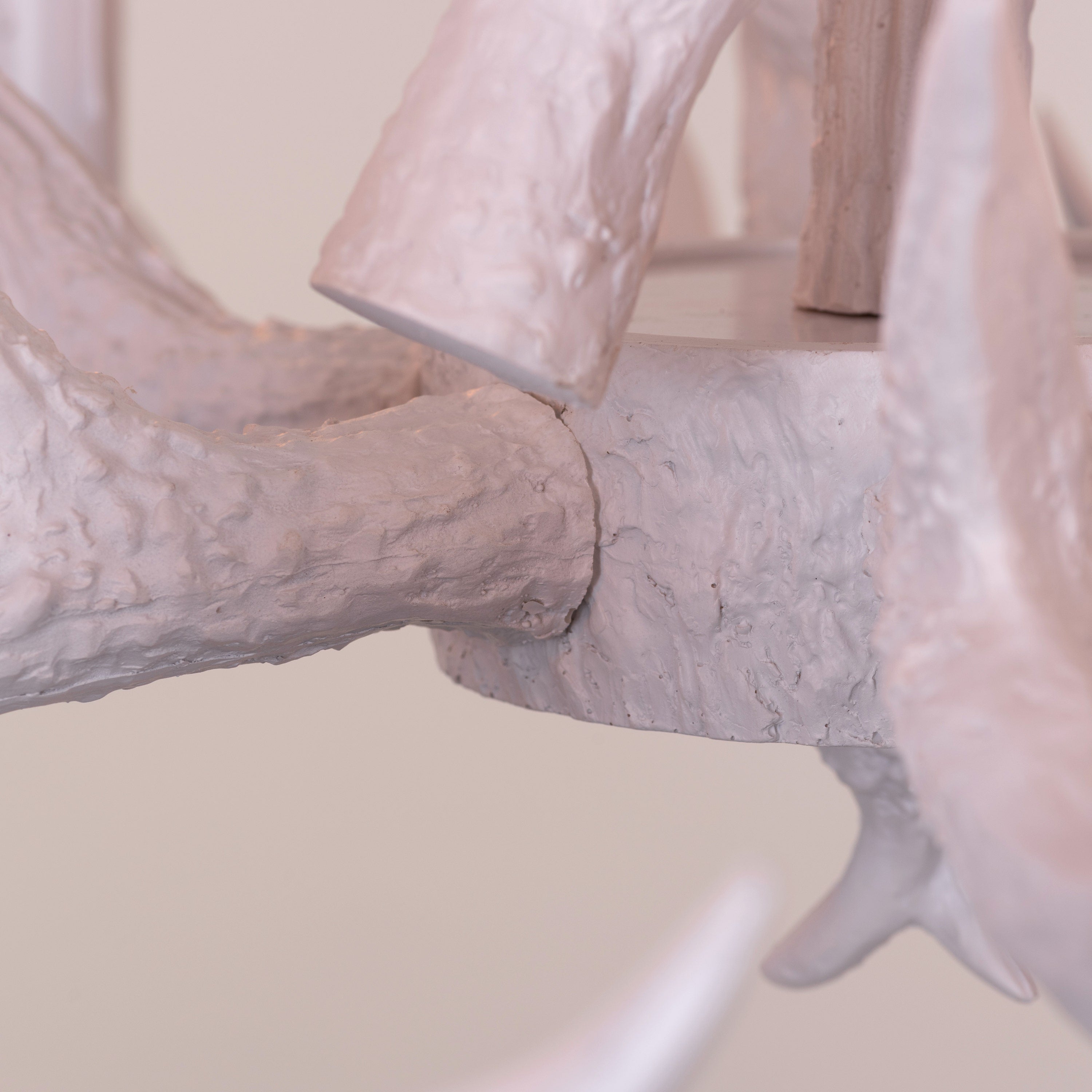 White Christmas Antler Chandelier