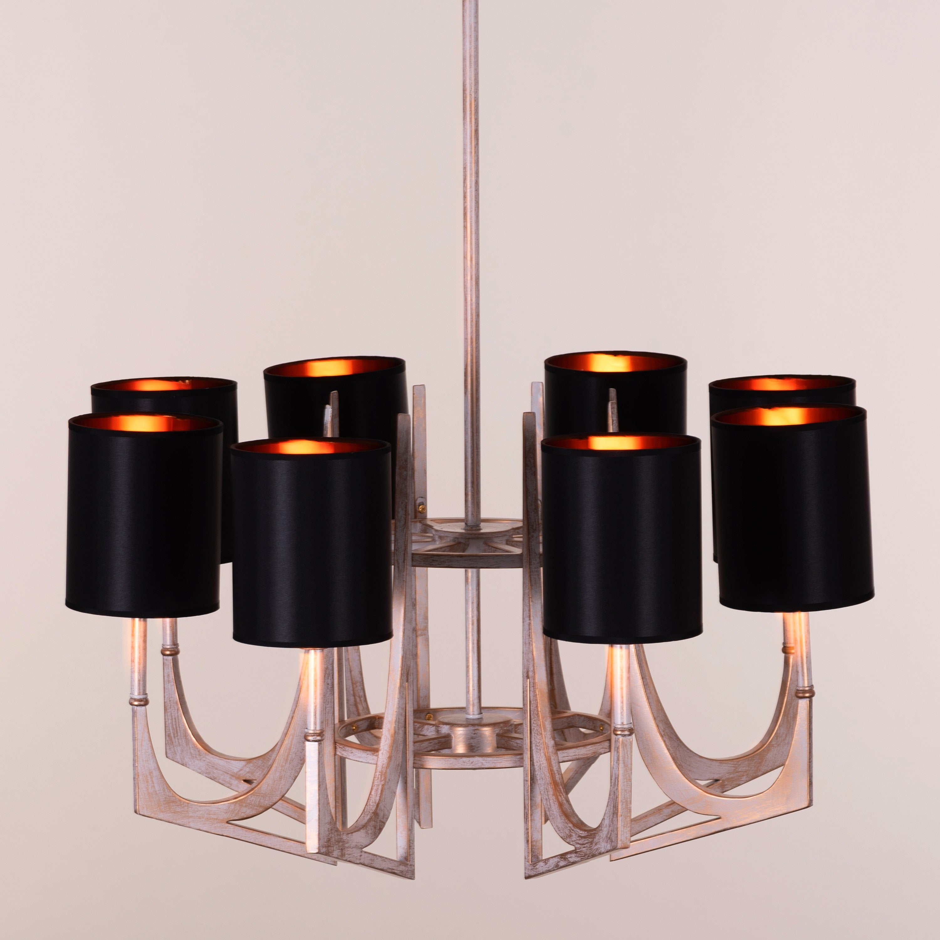 Calm In Chaos (Large, Vintage Gold, Black) Chandelier