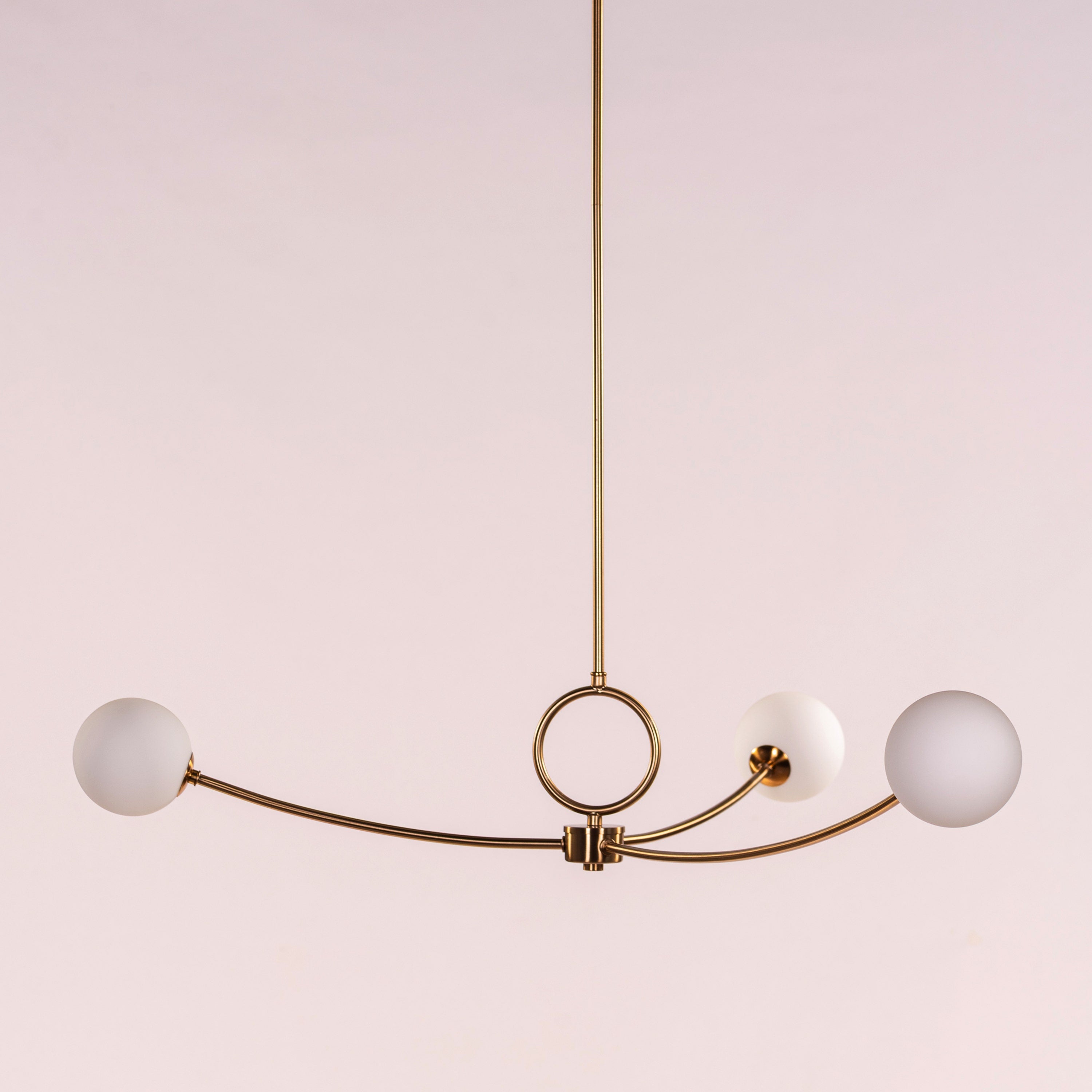 Home Already (Gold, Milky White) Pendant Light