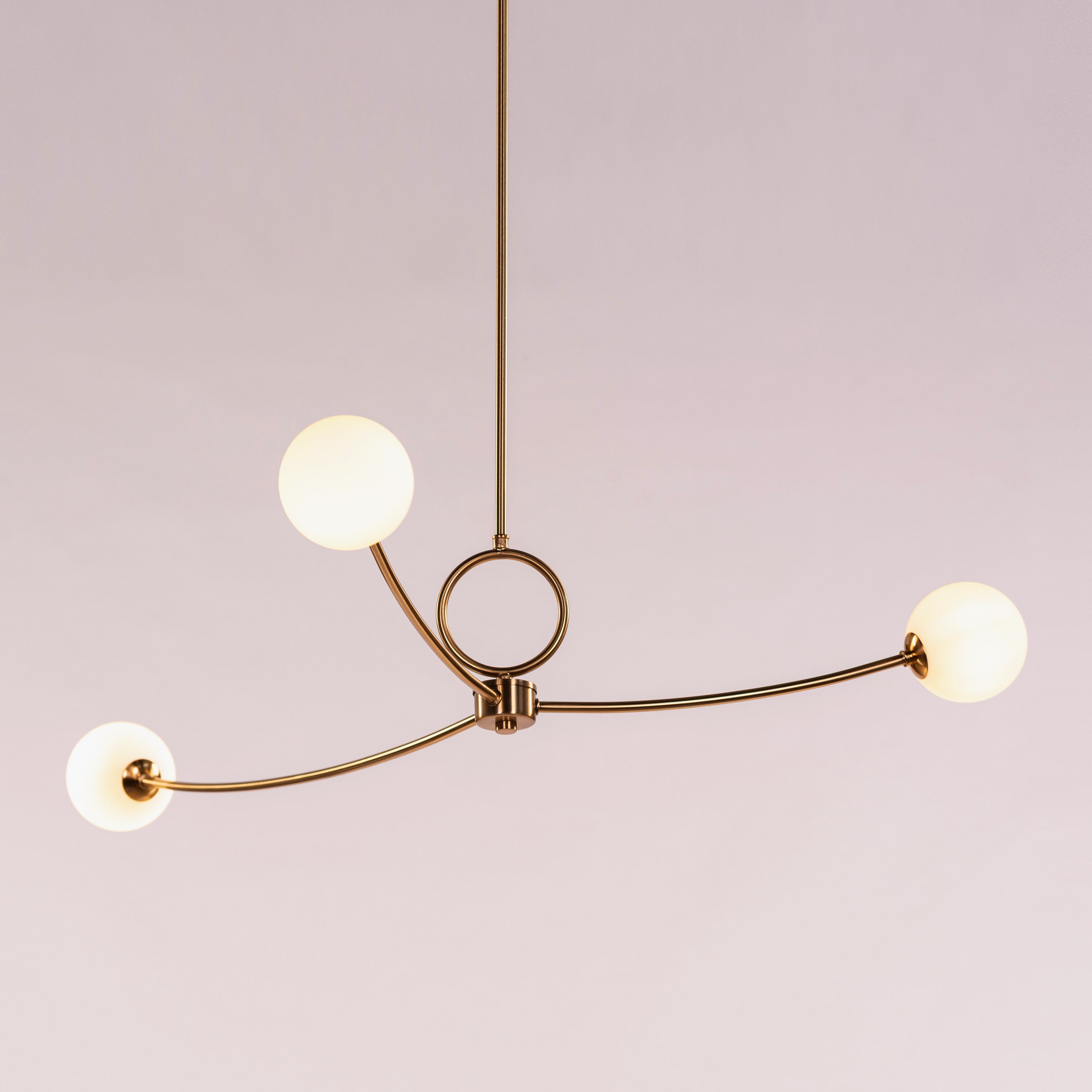 Home Already (Gold, Milky White) Pendant Light