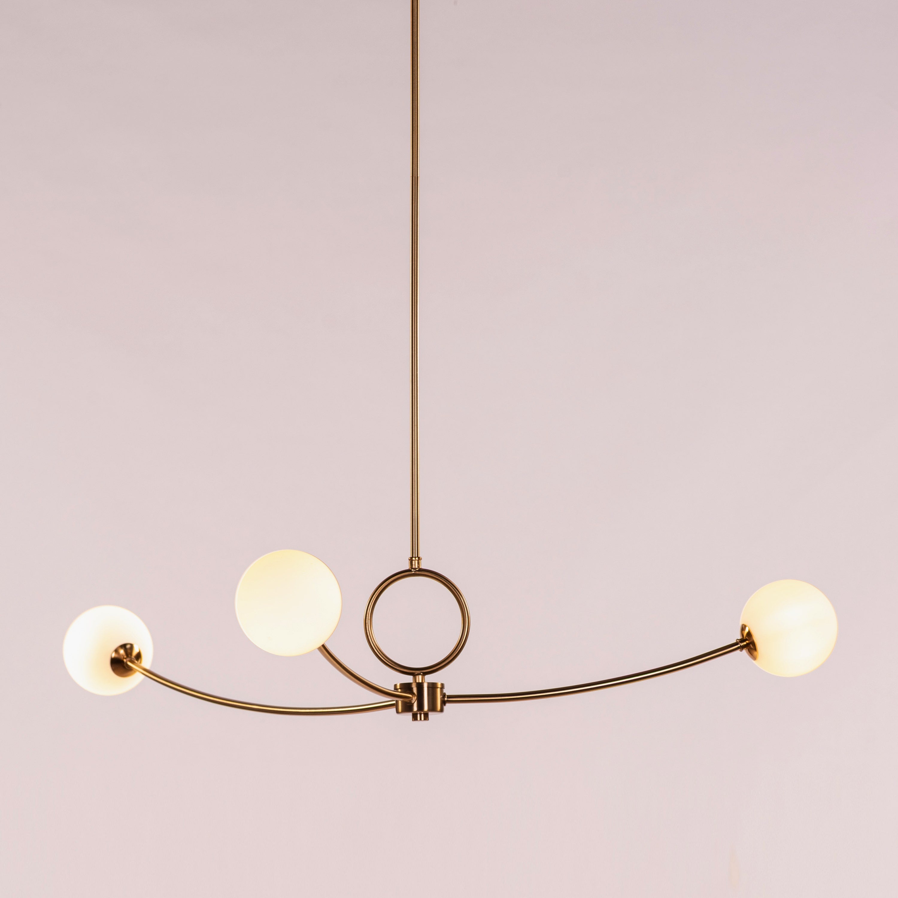 Home Already (Gold, Milky White) Pendant Light