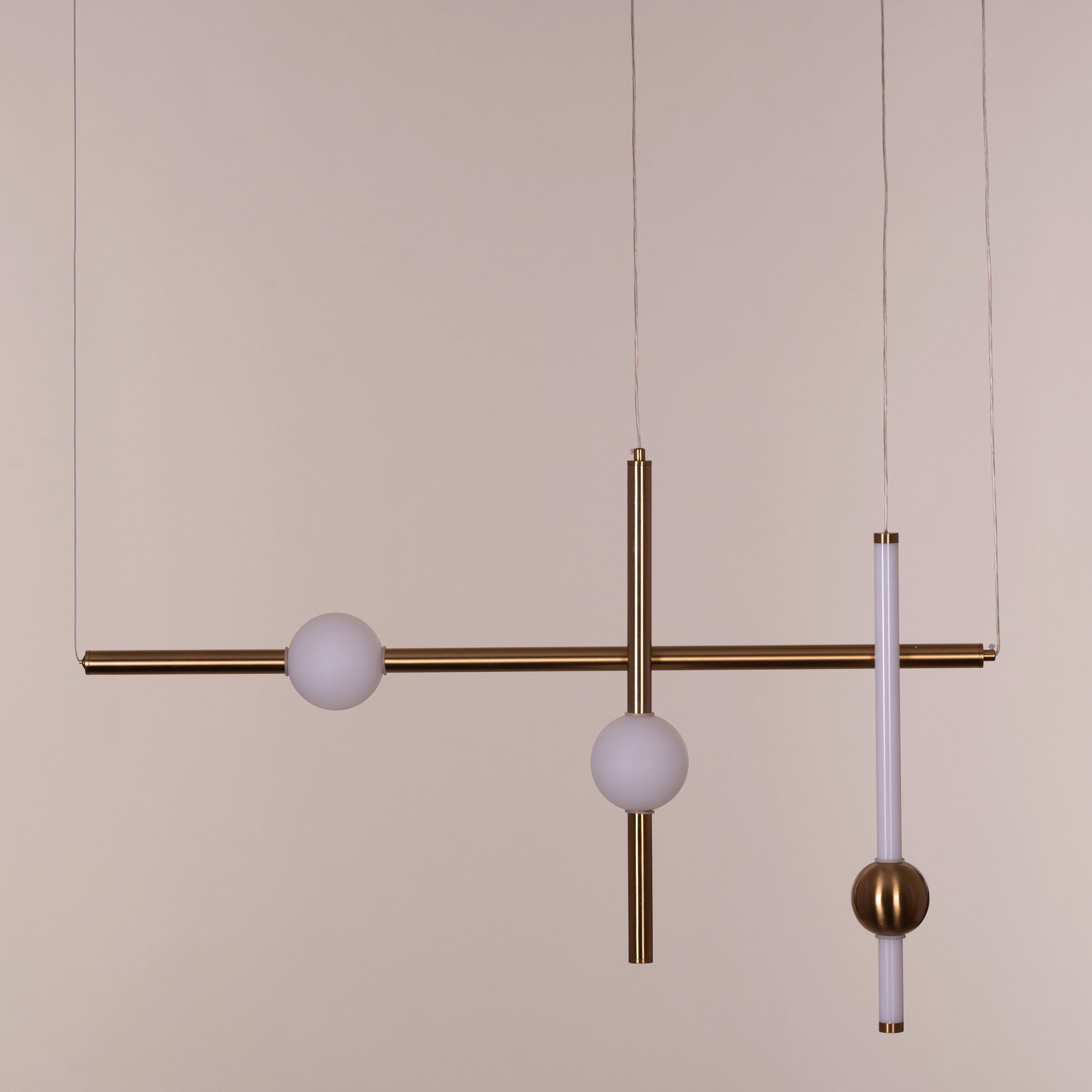 Sweet Dreams (Large, Gold, 3 Colour Built-In-LED) Chandelier