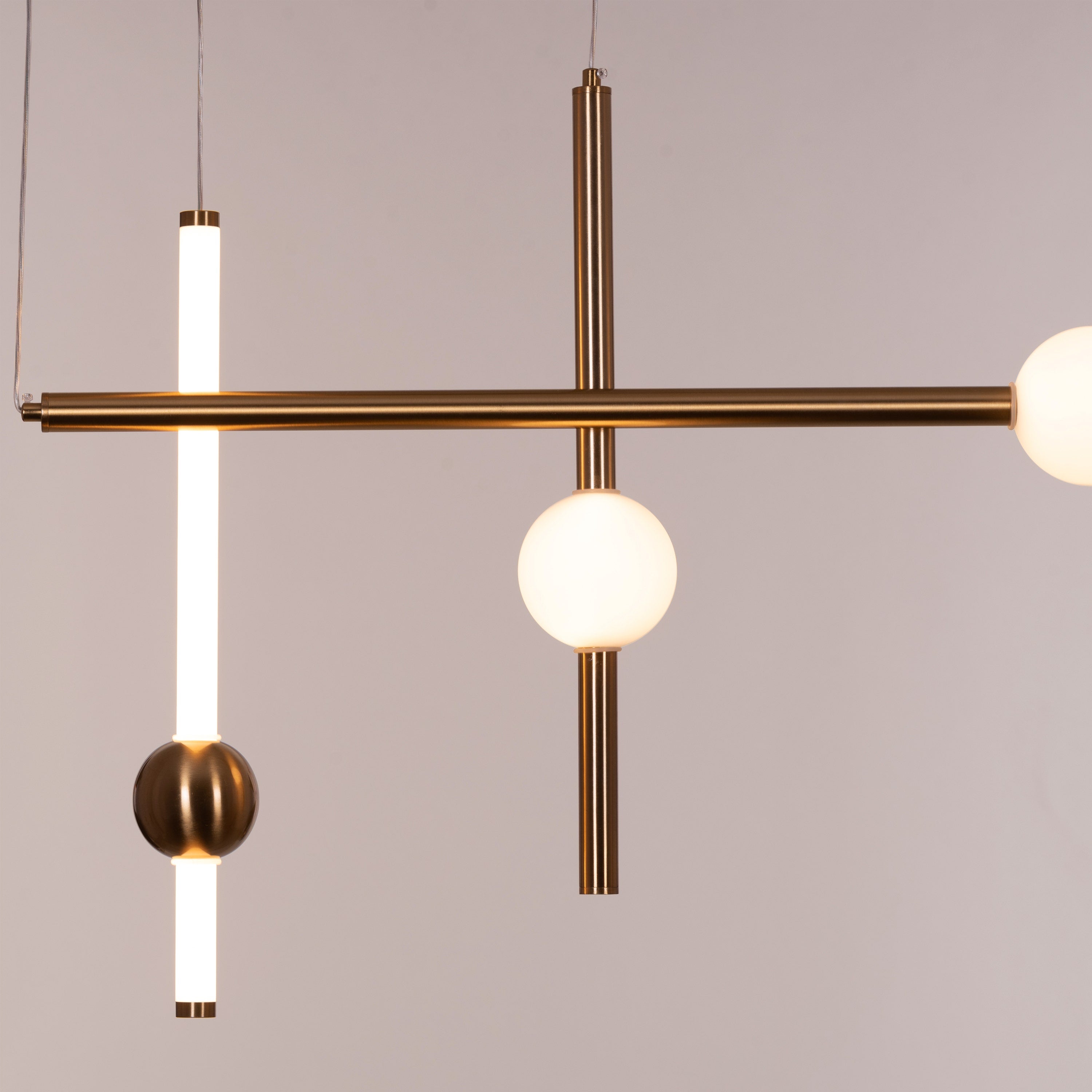 Sweet Dreams (Large, Gold, 3 Colour Built-In-LED) Chandelier