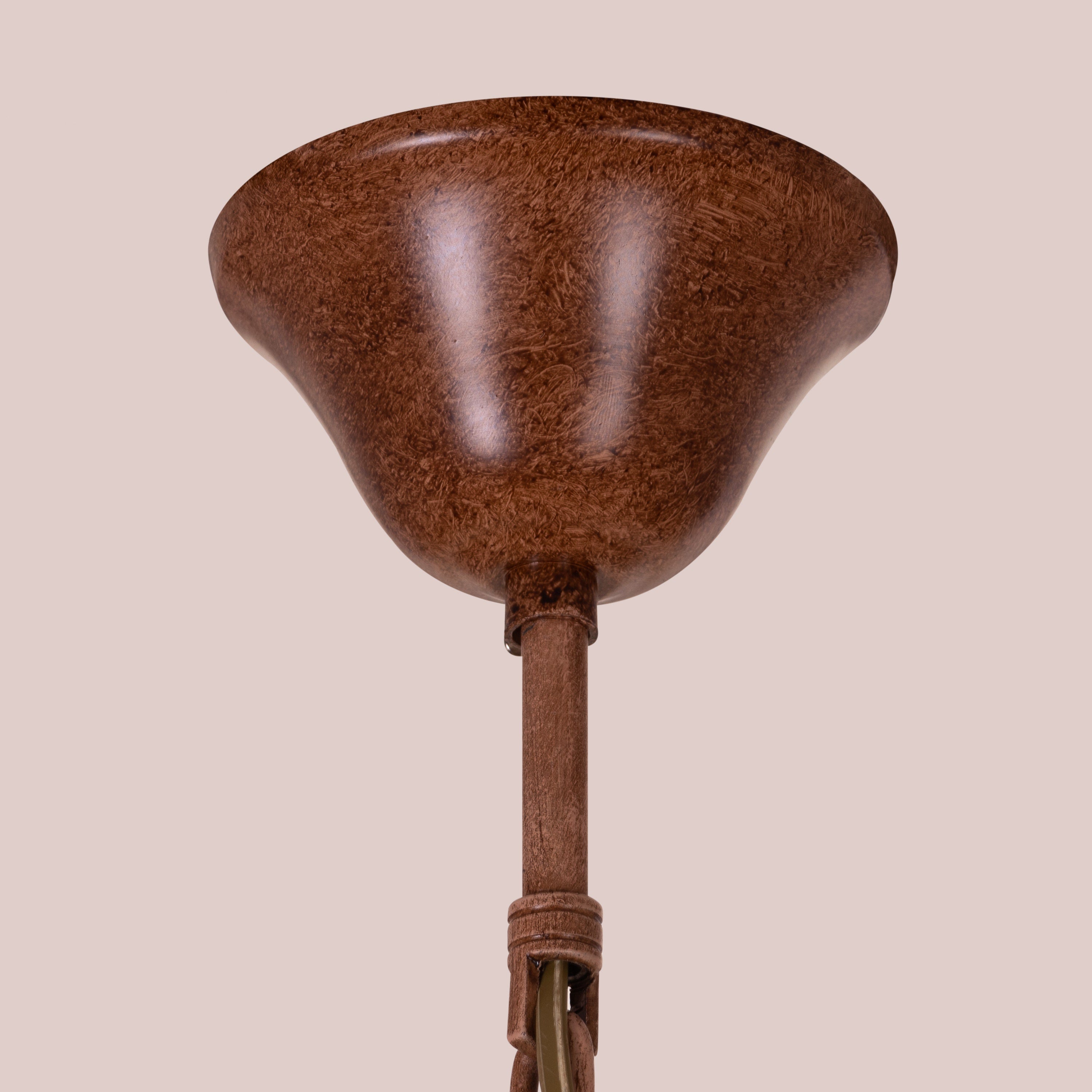 Ski Apres (Large, Brown) Antler Chandelier