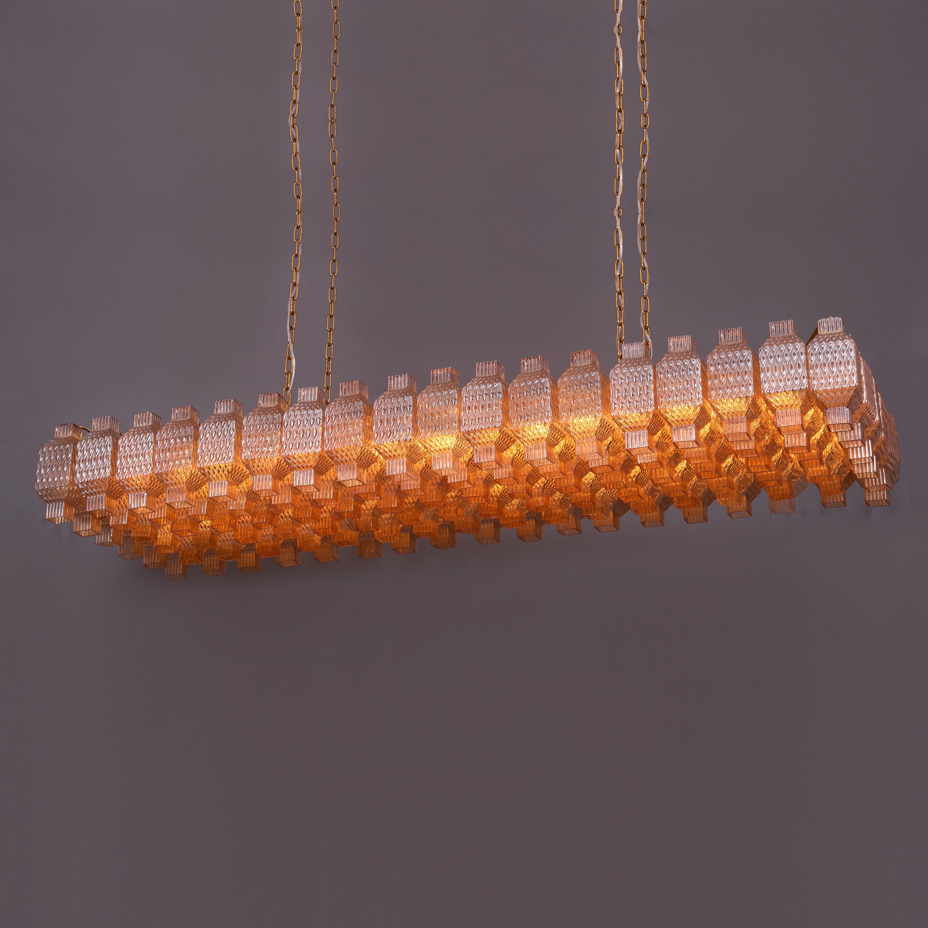 Snatched For The Gods (Large, Amber) Crystal Chandelier