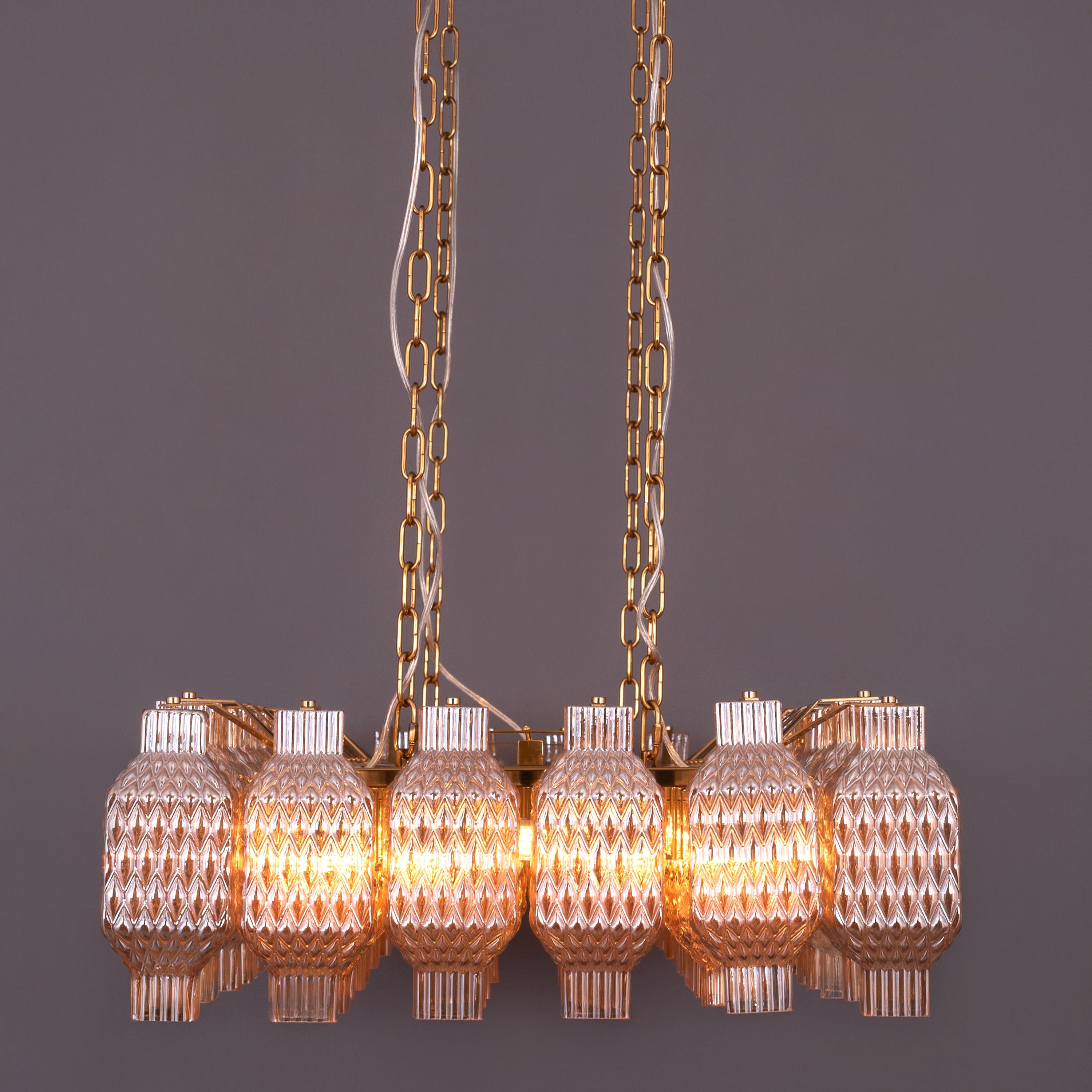 Snatched For The Gods (Large, Amber) Crystal Chandelier