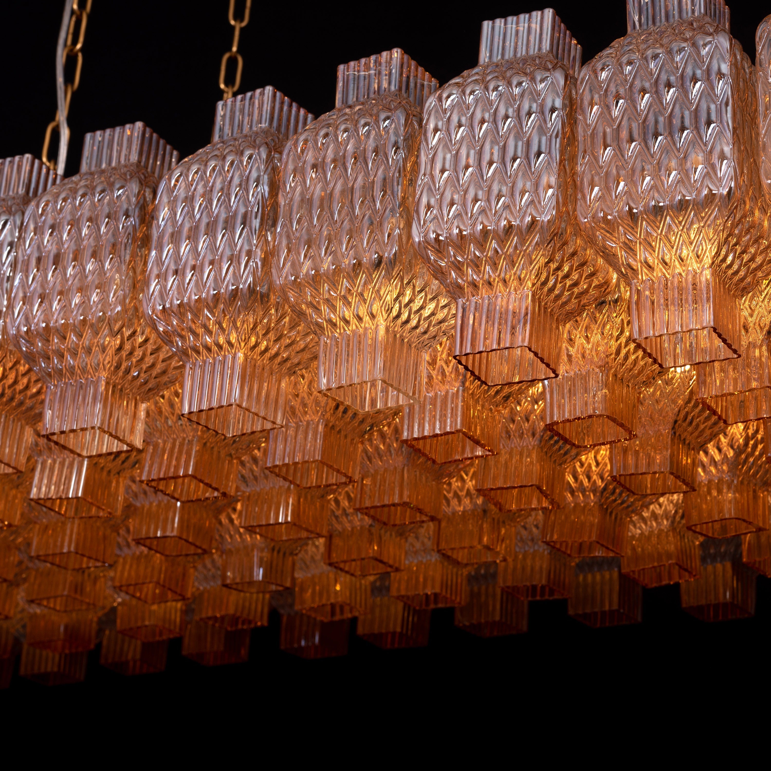 Snatched For The Gods (Large, Amber) Crystal Chandelier