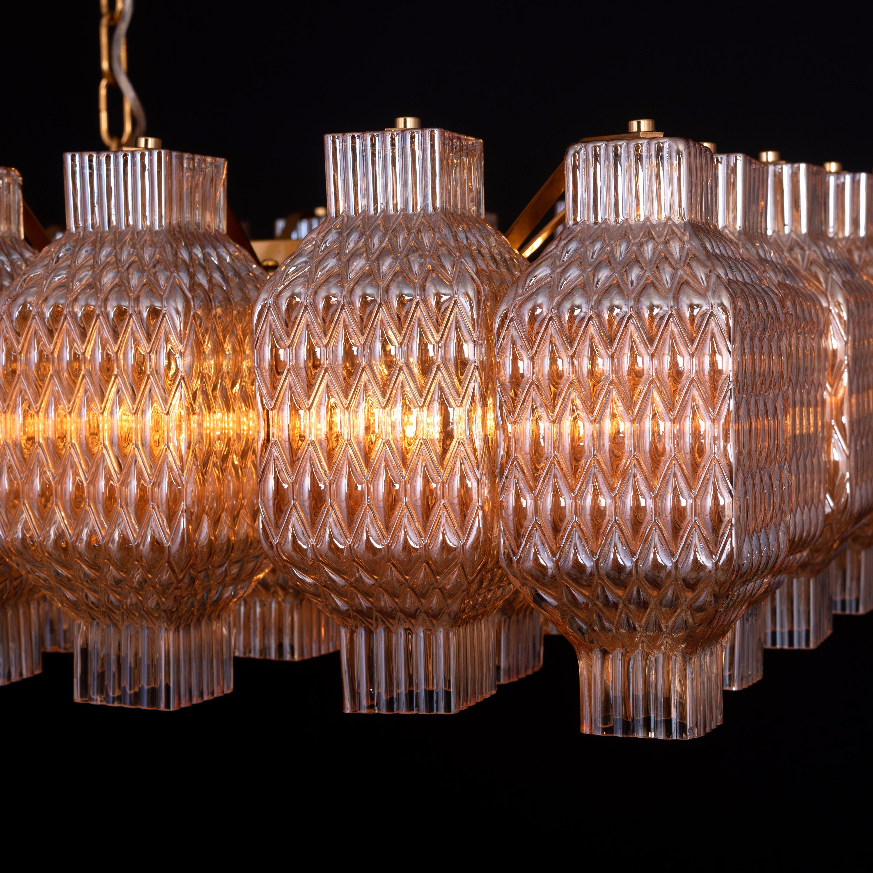 Snatched For The Gods (Large, Amber) Crystal Chandelier